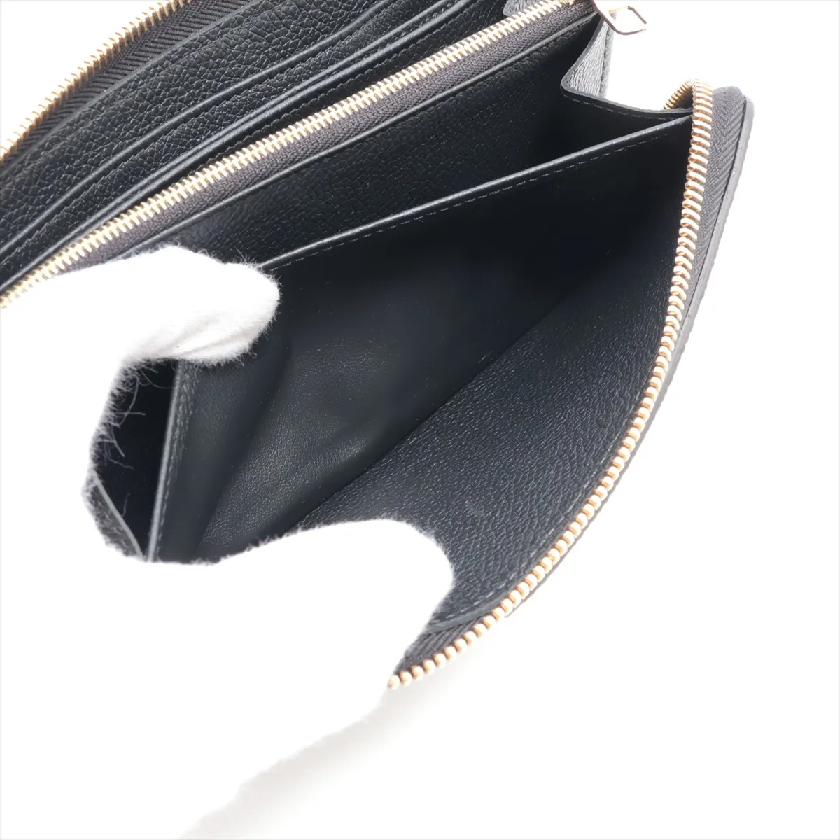Bicolor Monogram Empreinte Zippy Wallet - Black Round Zip Wallet M28794 (RFID detected) — view 9