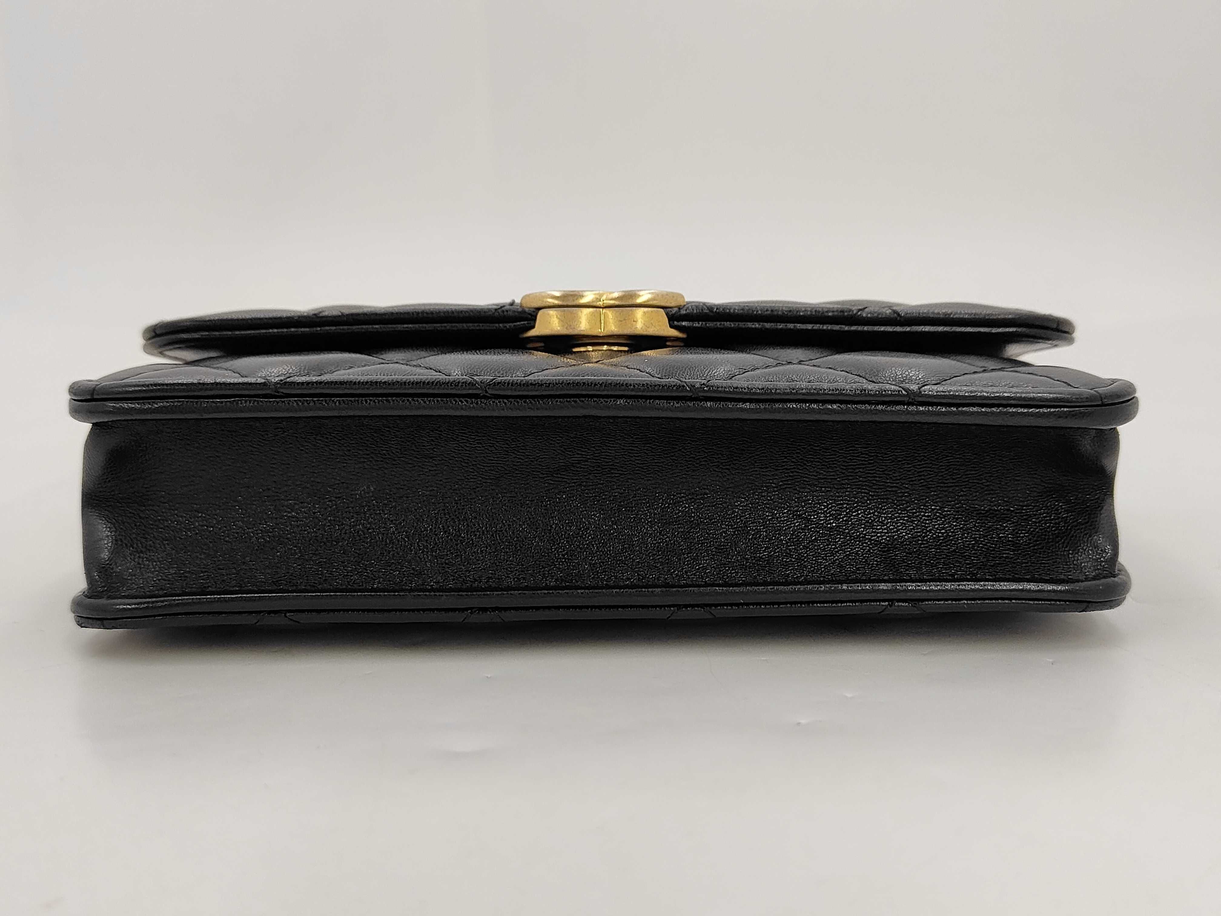 Matelassé Chain Shoulder Bag — view 3
