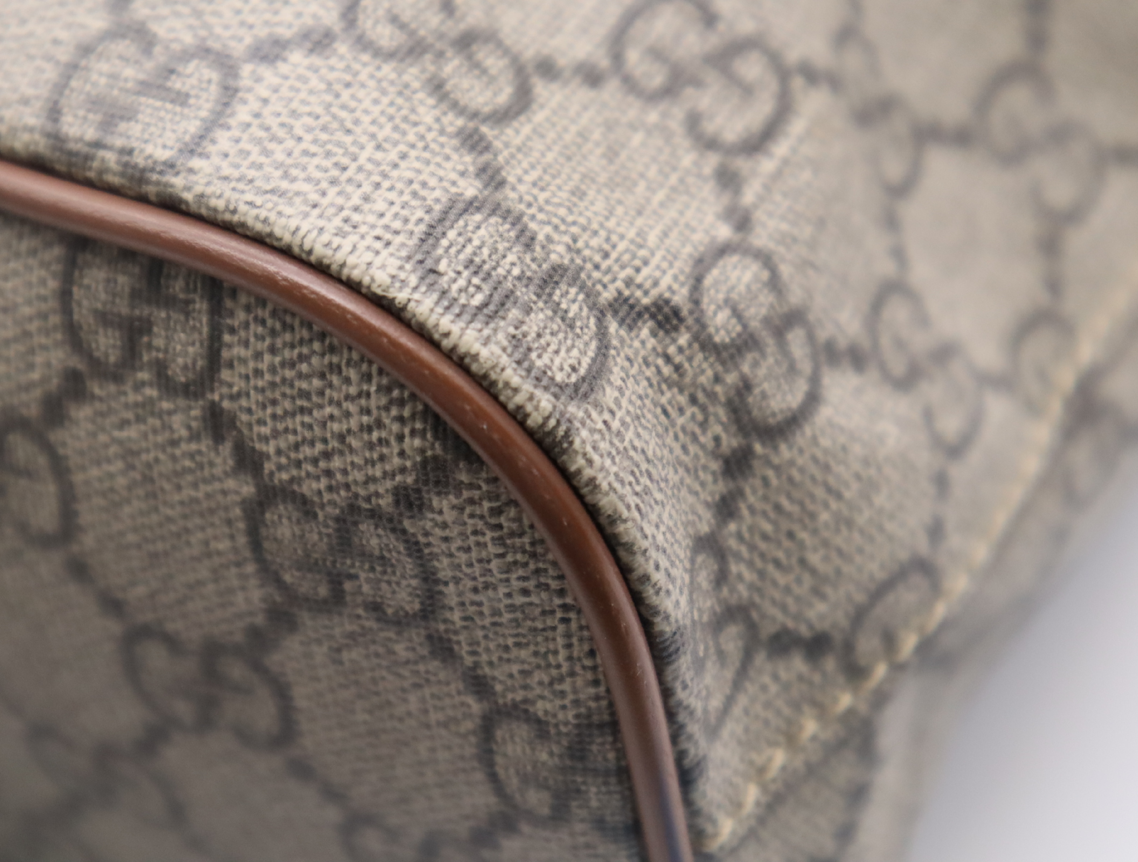 473887 GG Supreme Handbag Khaki Brown Handbag — view 7