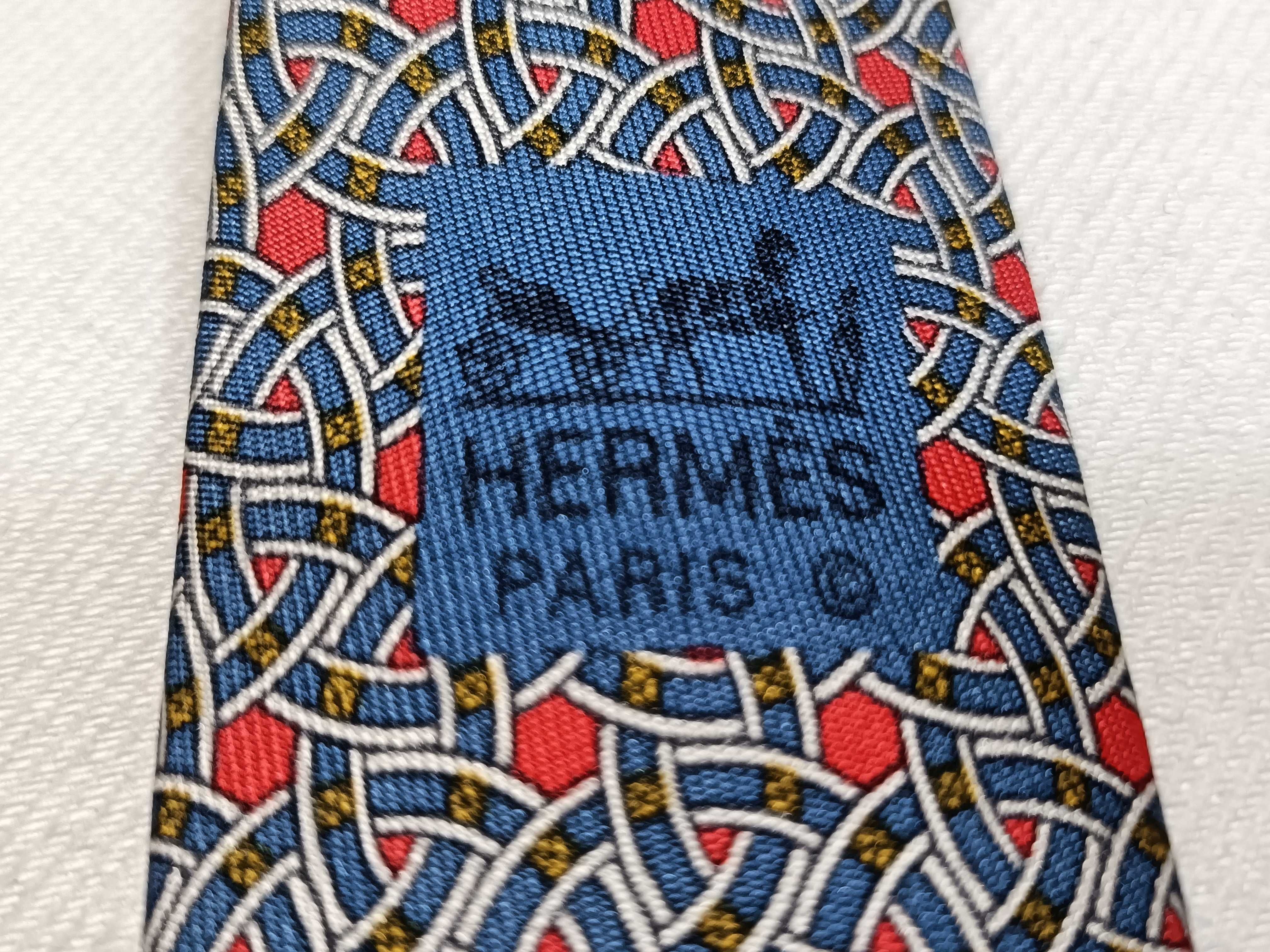 Geometric Pattern Tie and Other Accessories — view 5