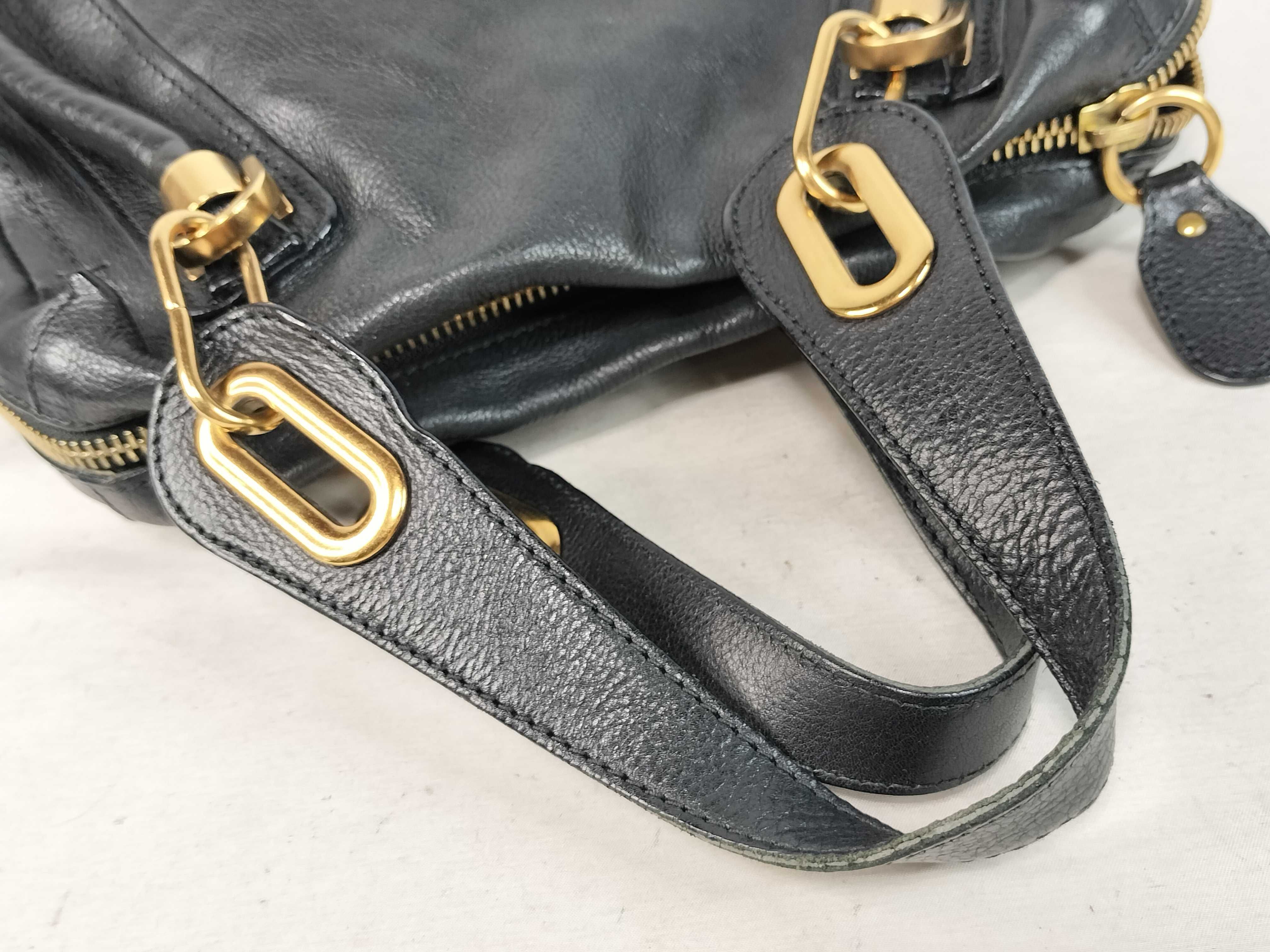 Paraty 2-Way Tote Bag - Leather, Black — view 3