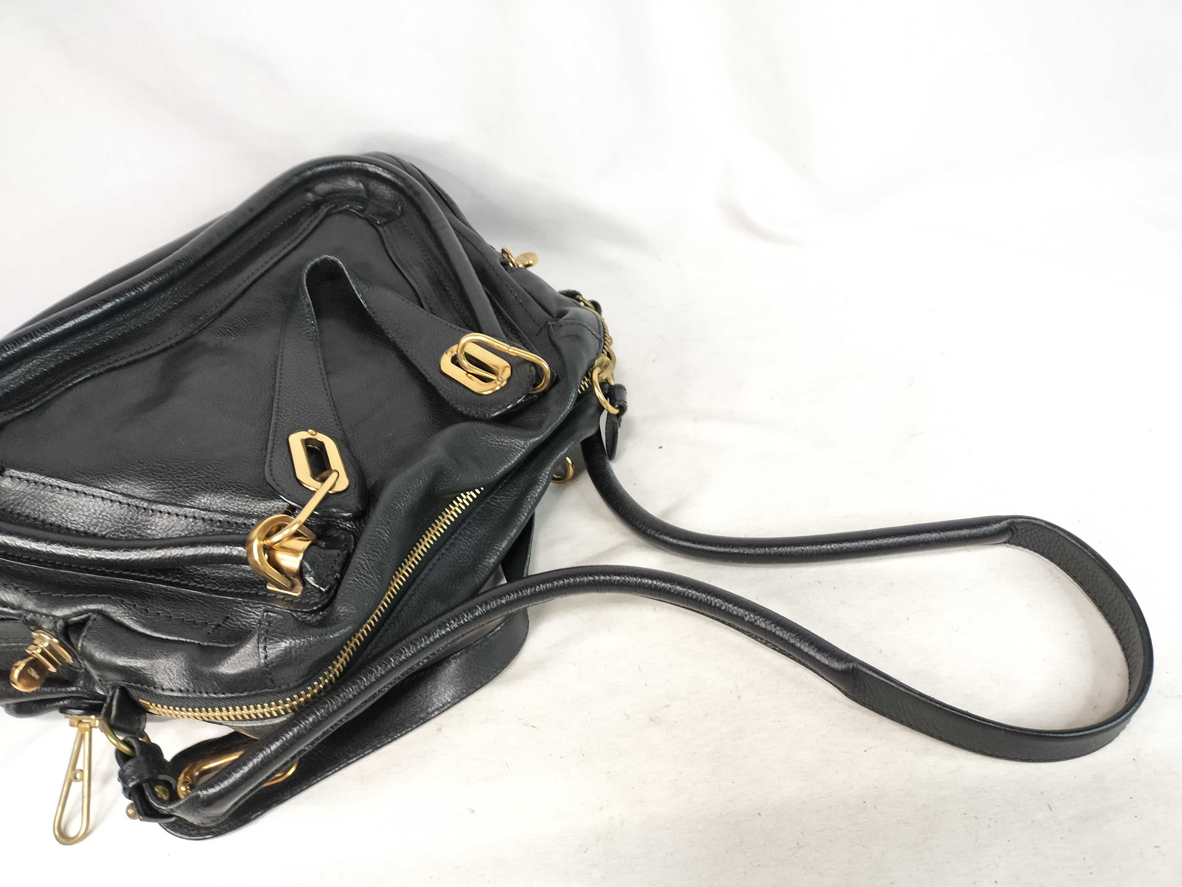 Paraty 2-Way Tote Bag - Leather, Black — view 6