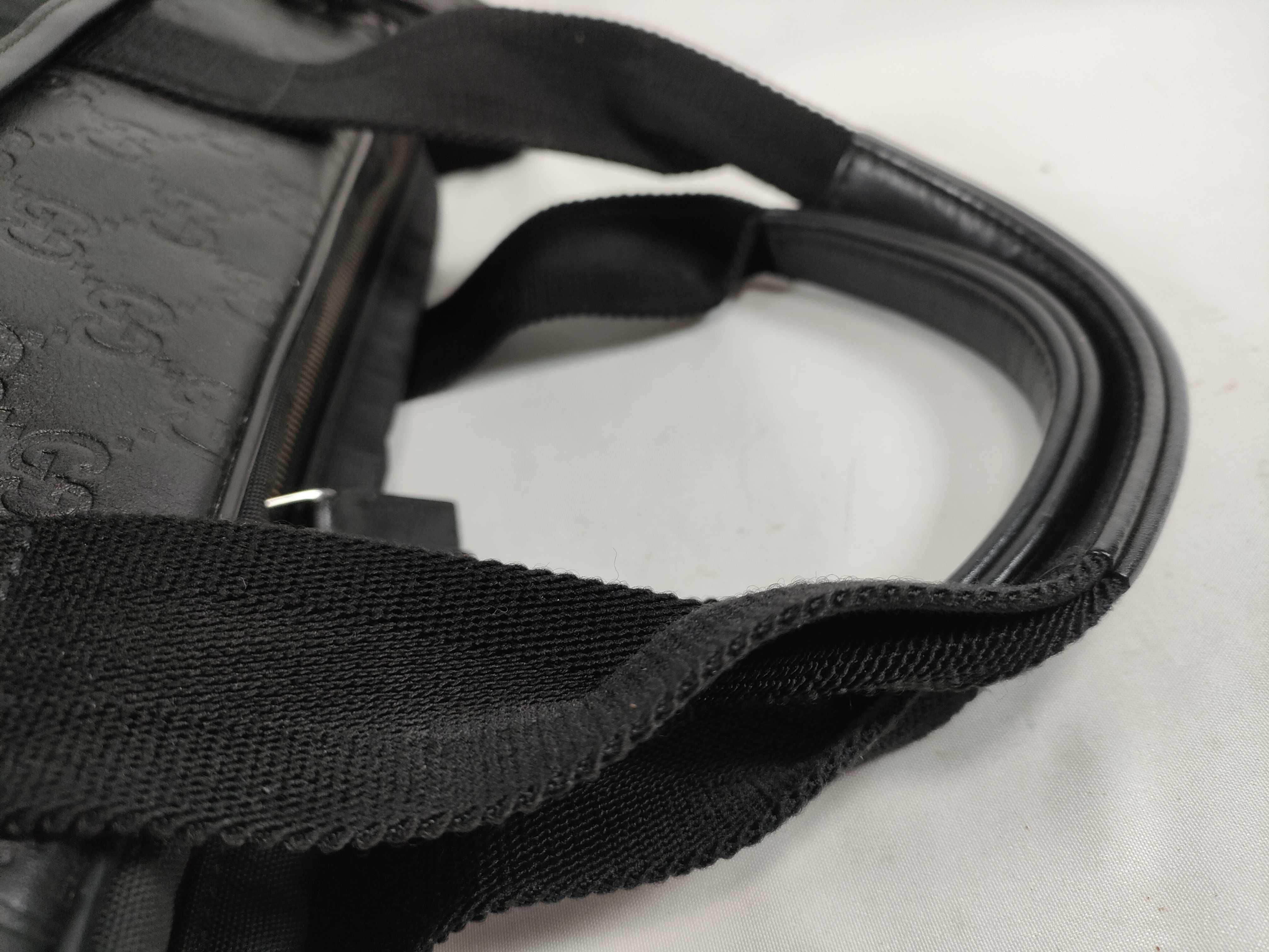 Guccissima Nylon 2-Way Leather Briefcase Business Bag — view 3