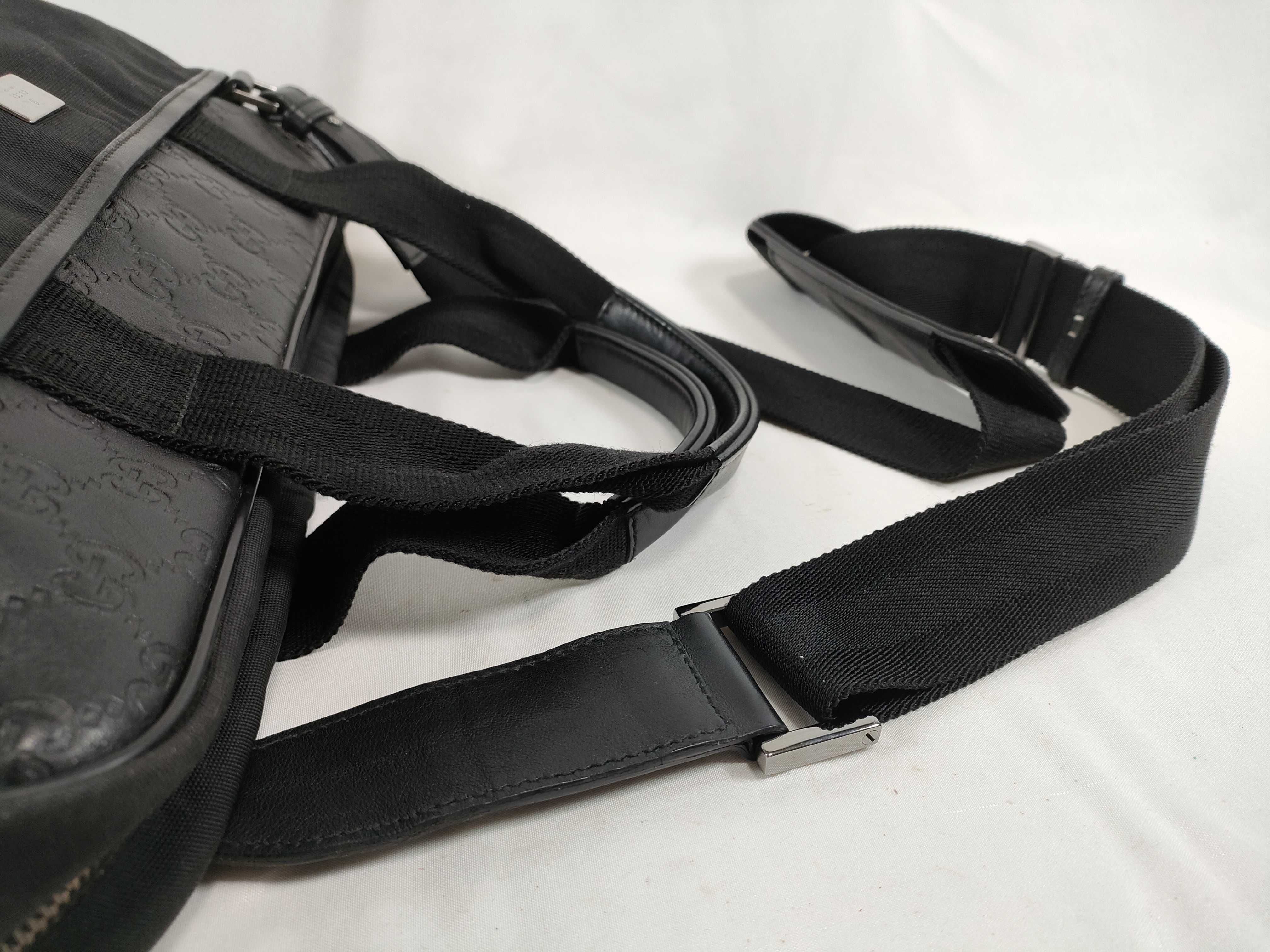 Guccissima Nylon 2-Way Leather Briefcase Business Bag — view 6