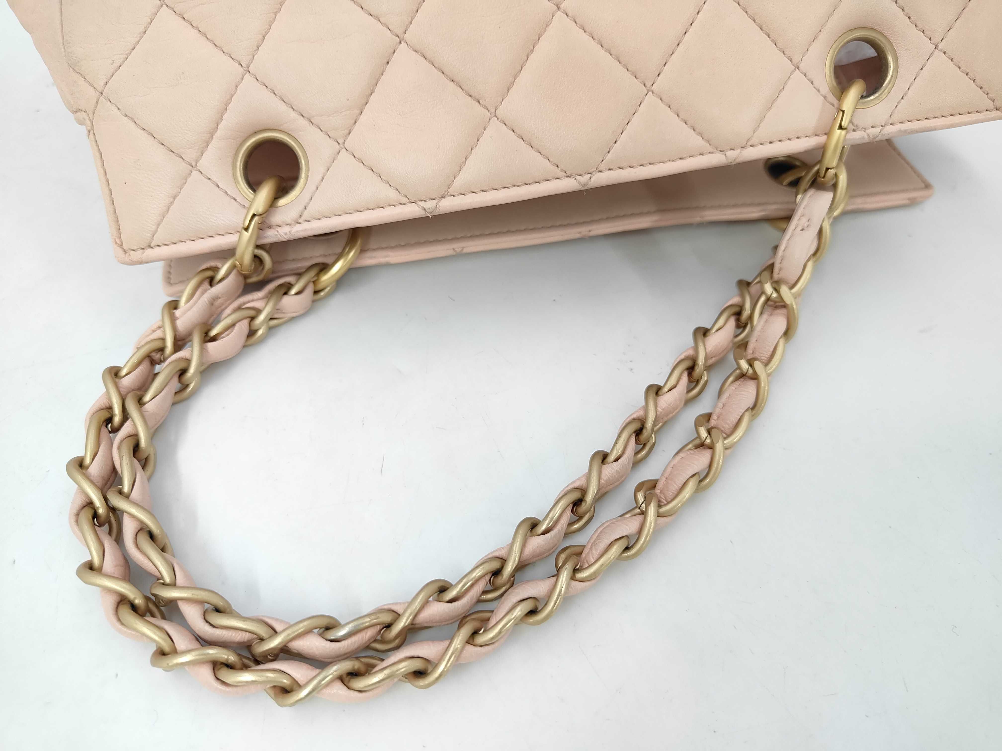 Matelassé Chain Handbag, Leather, Series 6, Pink, Guarantee Card, Shoulder Bag — view 5