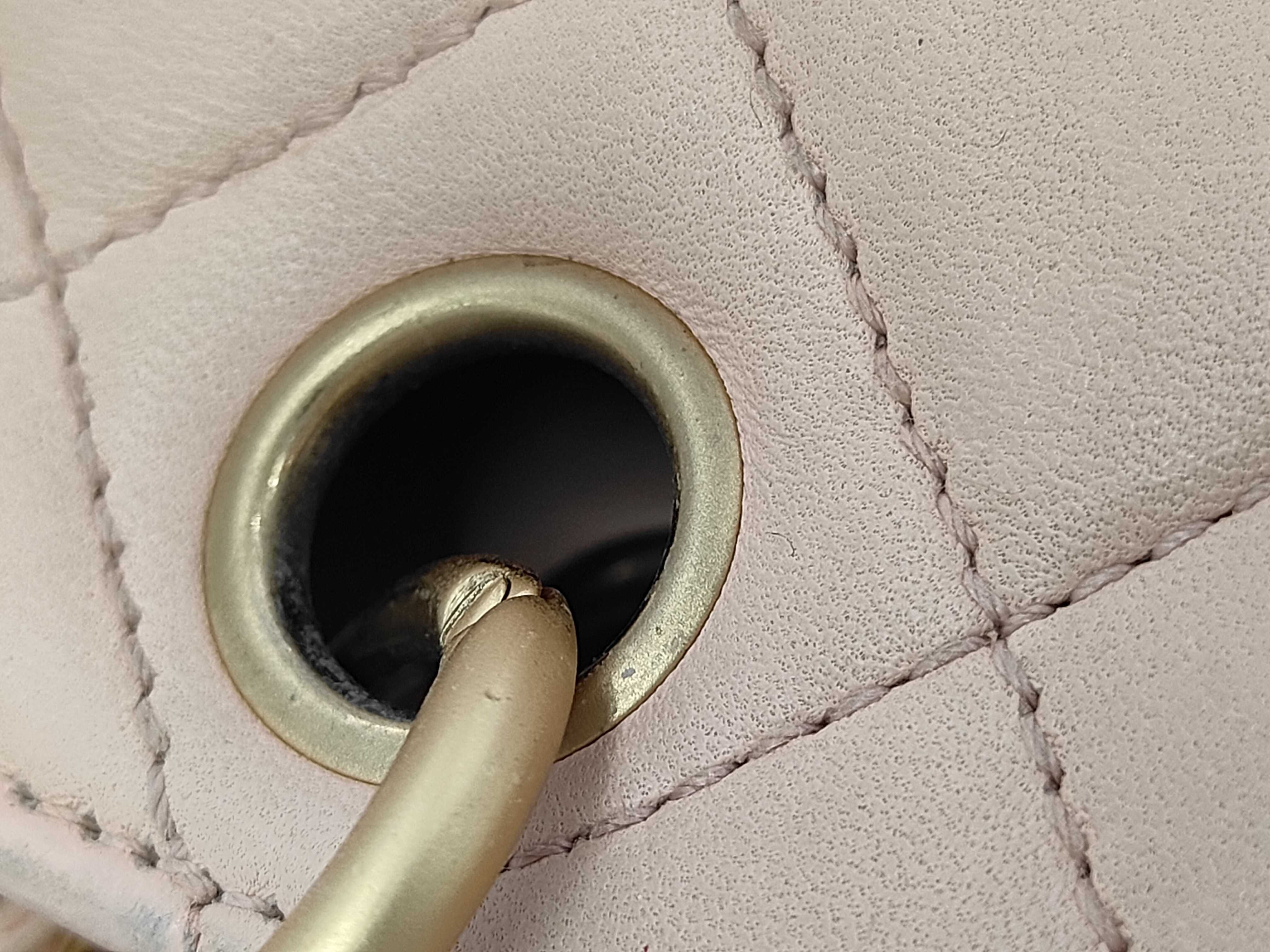Matelassé Chain Handbag, Leather, Series 6, Pink, Guarantee Card, Shoulder Bag — view 6
