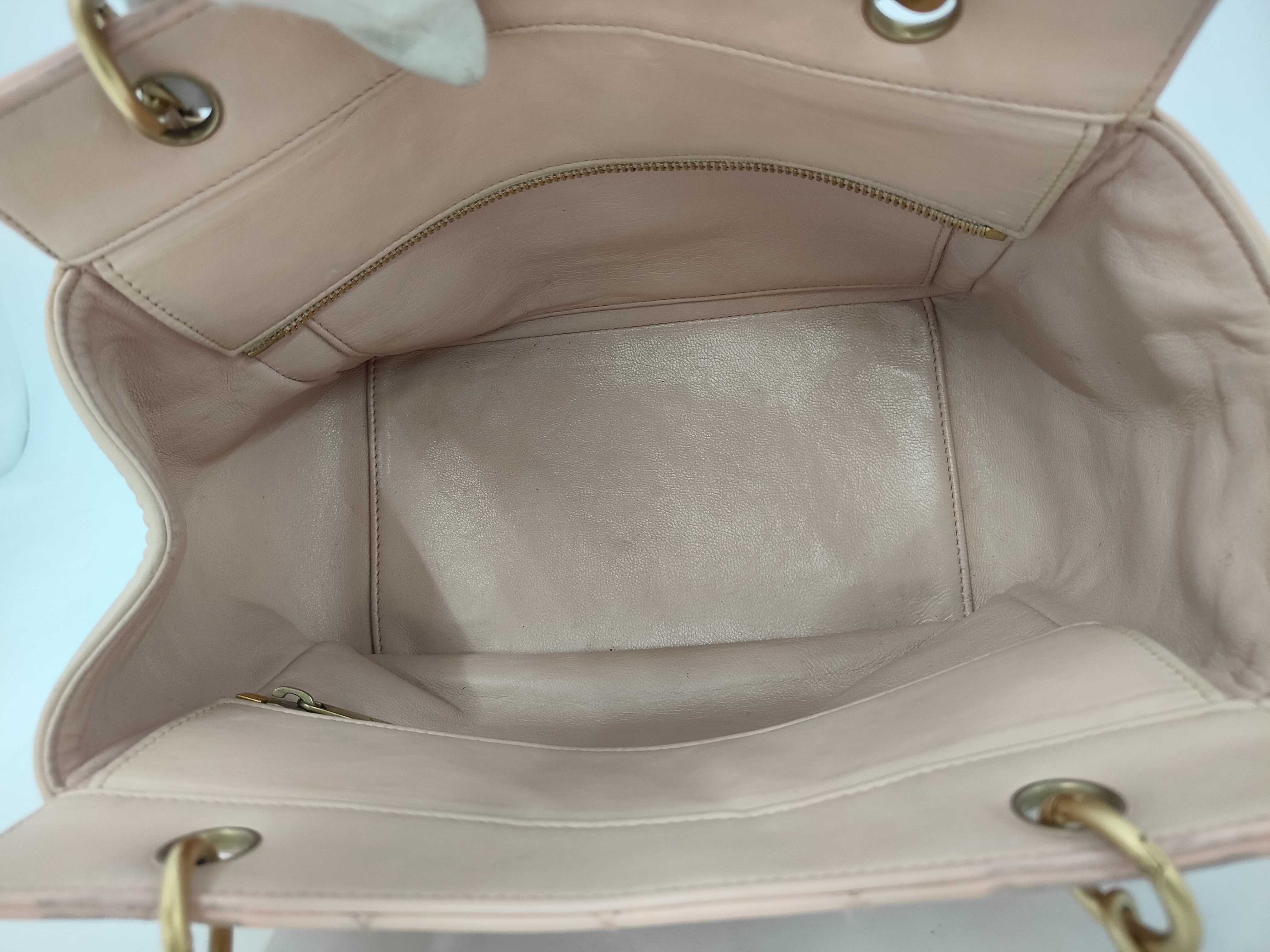 Matelassé Chain Handbag, Leather, Series 6, Pink, Guarantee Card, Shoulder Bag — view 9
