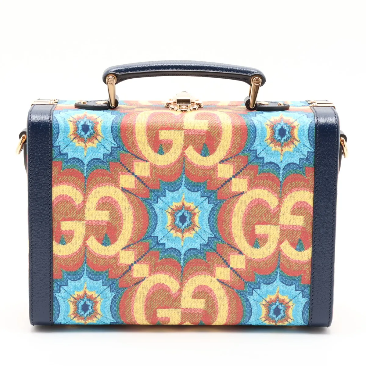 GG Kaleidoscope PVC x Leather 2-Way Handbag, Multicolor 633587 — view 2