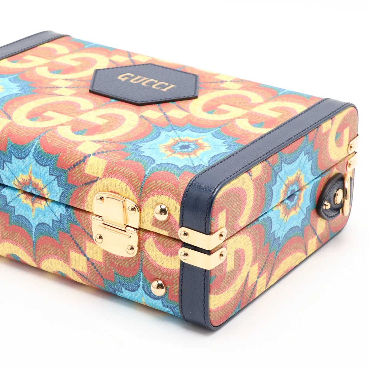 GG Kaleidoscope PVC x Leather 2-Way Handbag, Multicolor 633587 — view 3
