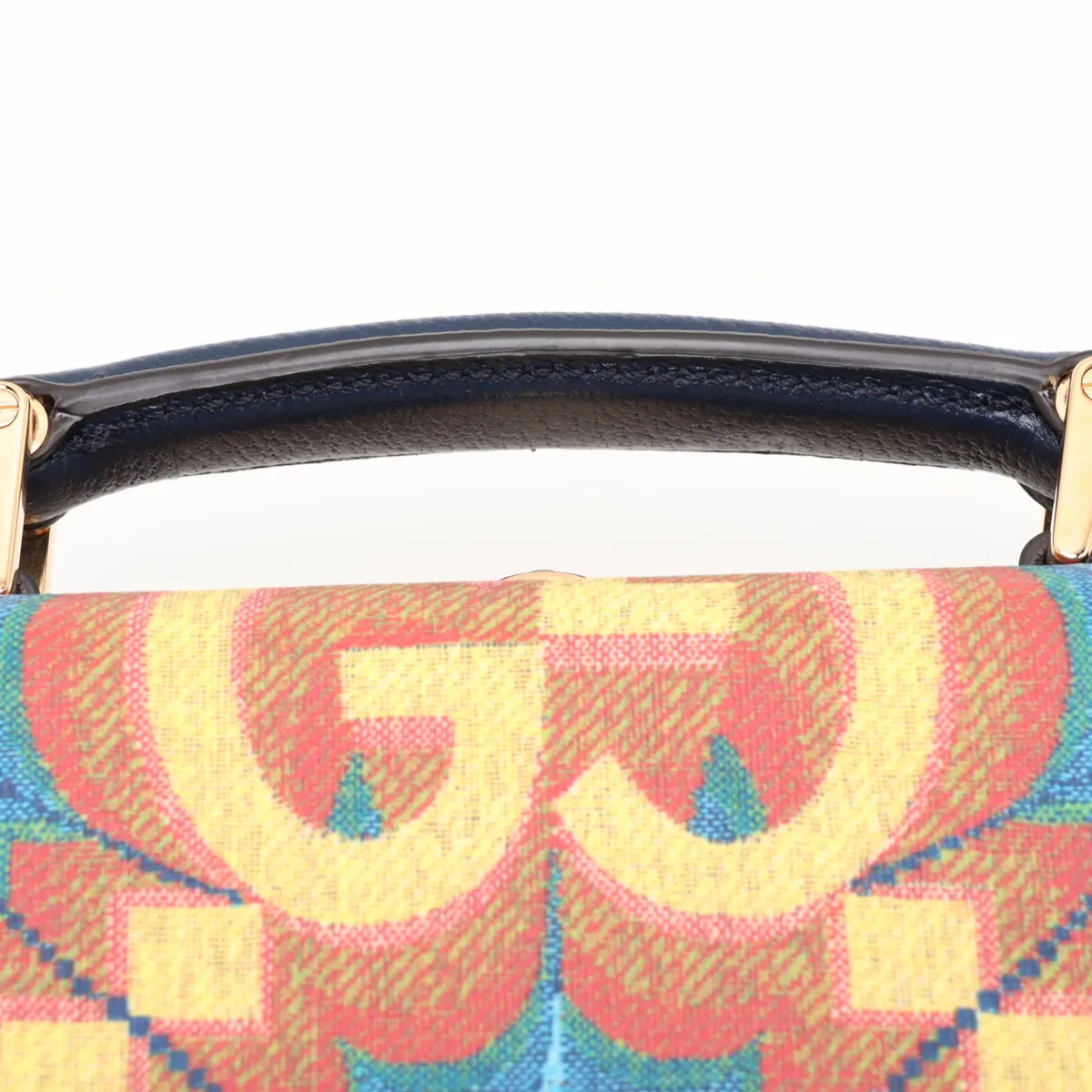 GG Kaleidoscope PVC x Leather 2-Way Handbag, Multicolor 633587 — view 6
