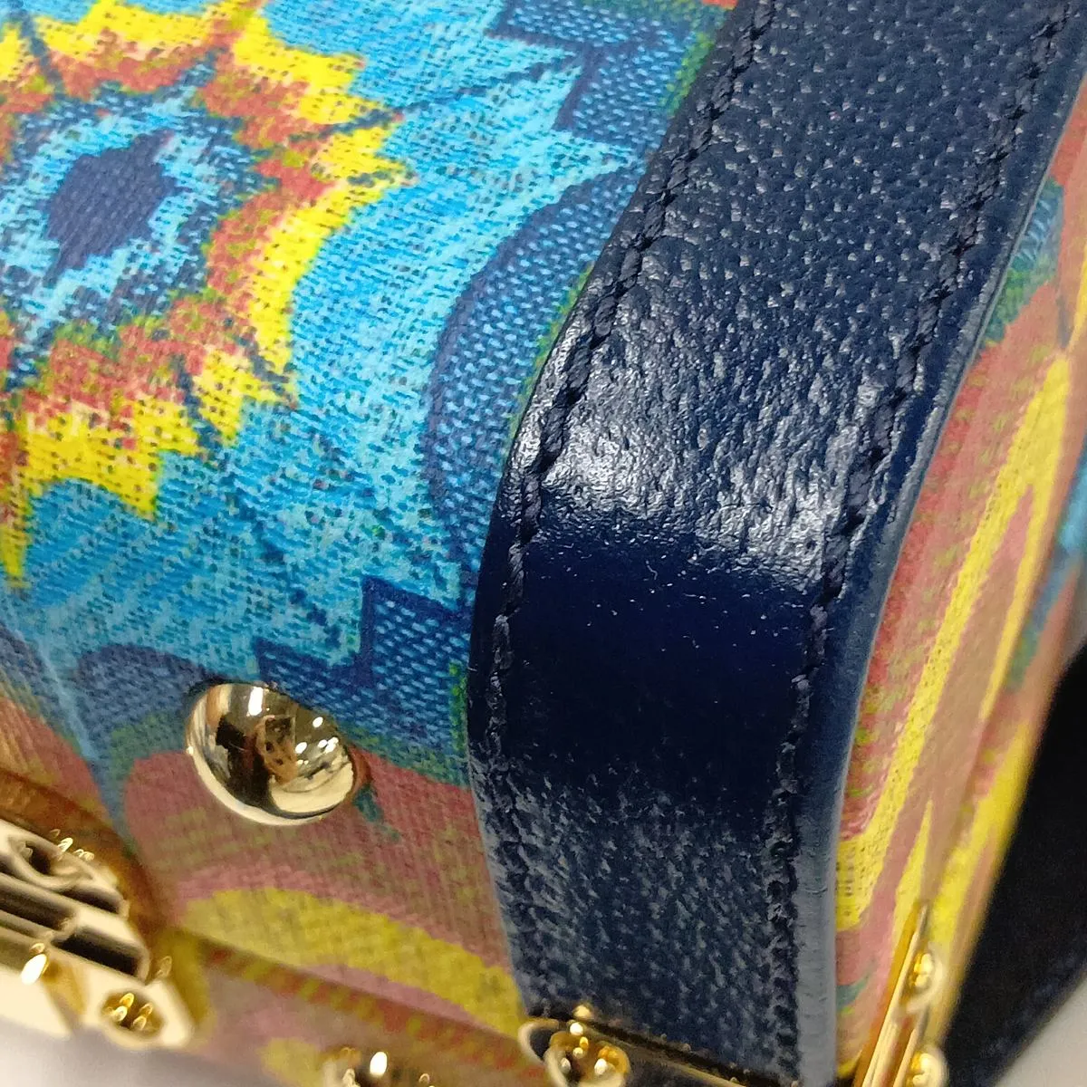 GG Kaleidoscope PVC x Leather 2-Way Handbag, Multicolor 633587 — view 10