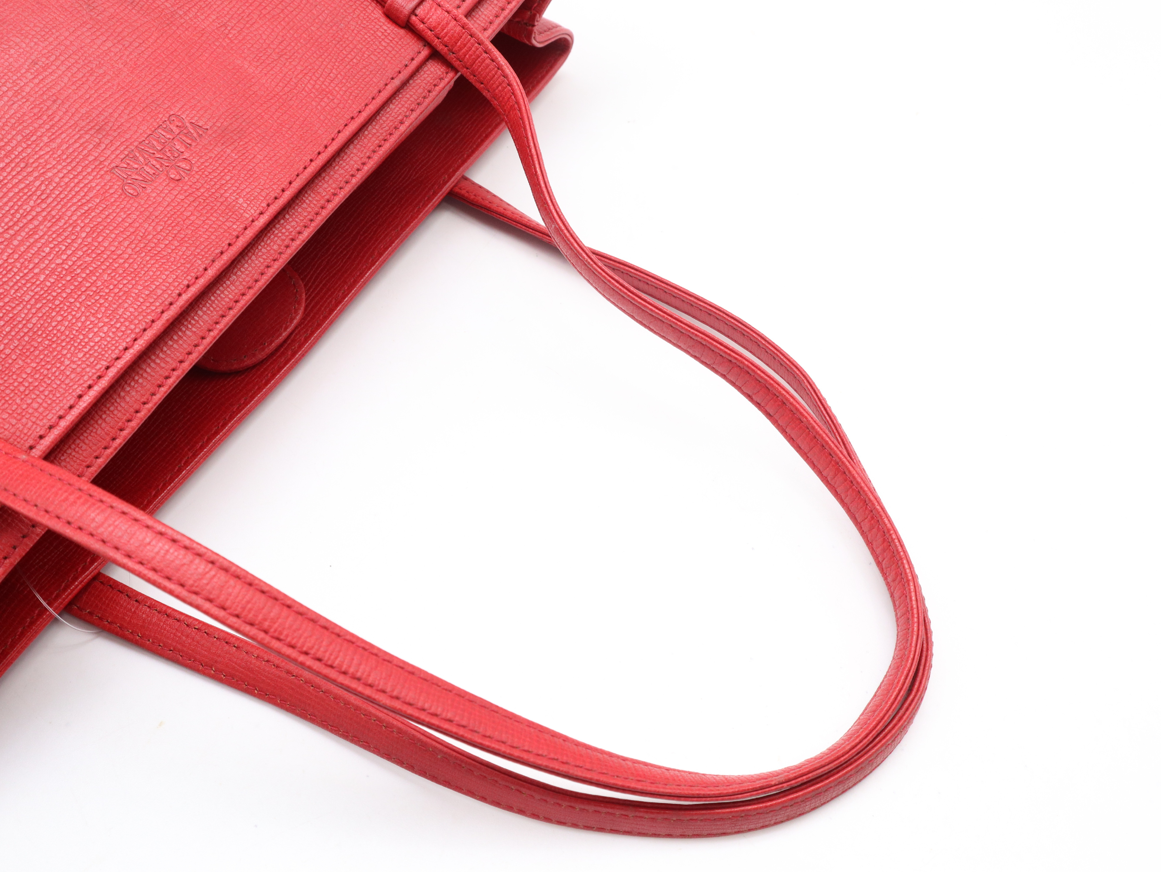 Leather Tote Bag, Red Tote Bag — view 6