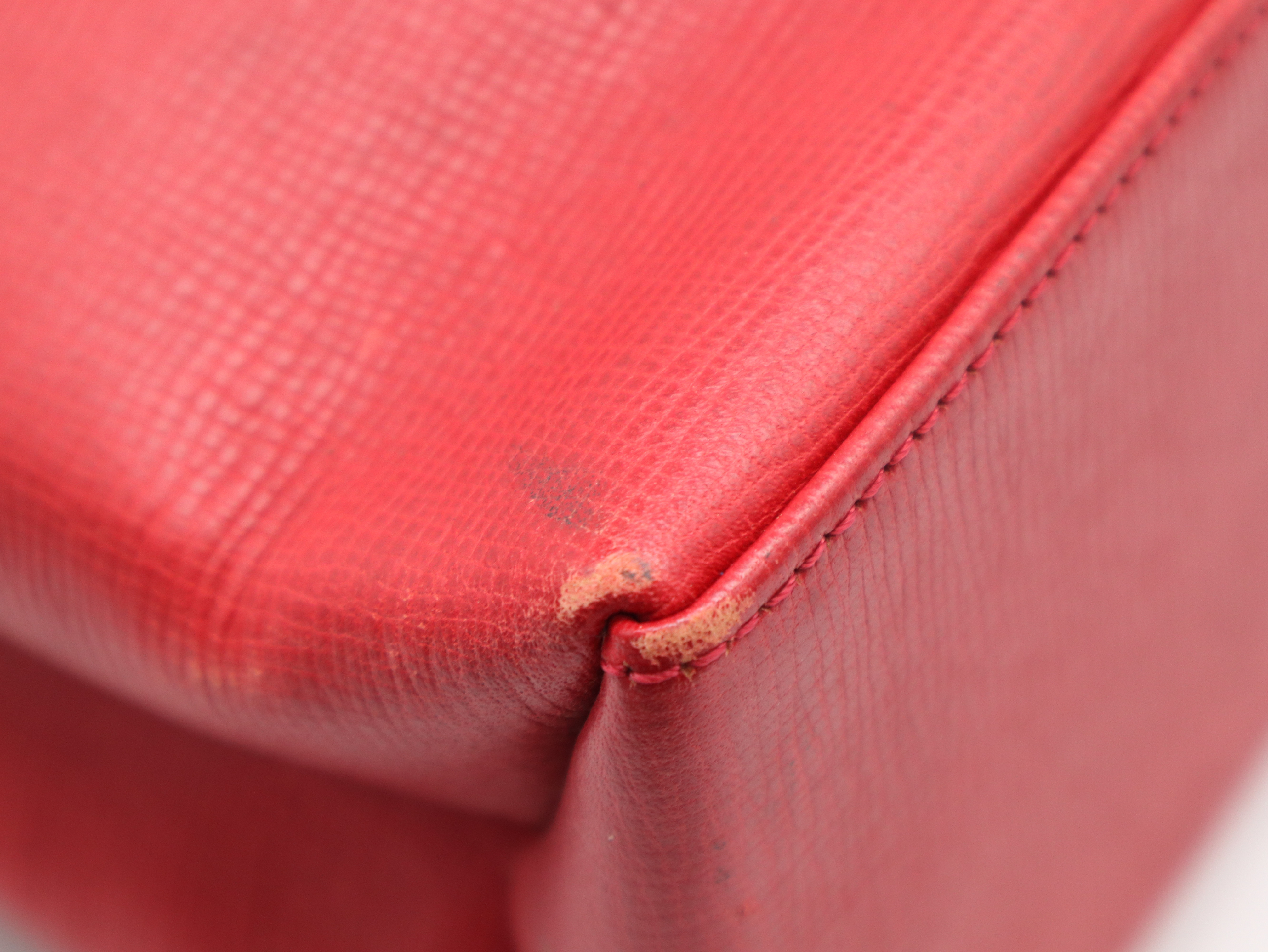 Leather Tote Bag, Red Tote Bag — view 9