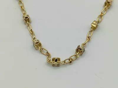 Vintage Necklace with Many Coco Marks (with some wear)
