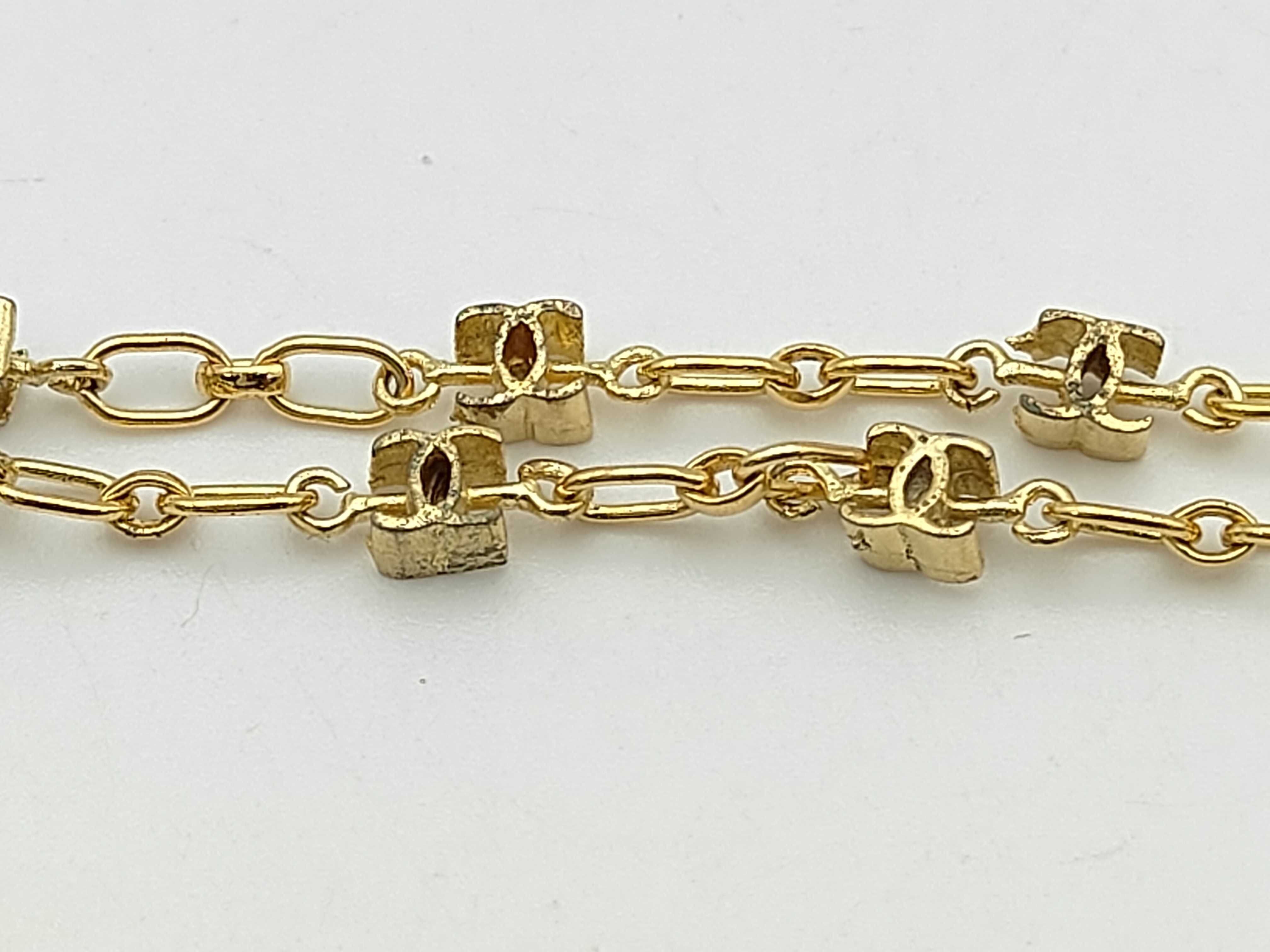 Vintage Necklace with Many Coco Marks (with some wear) — view 5