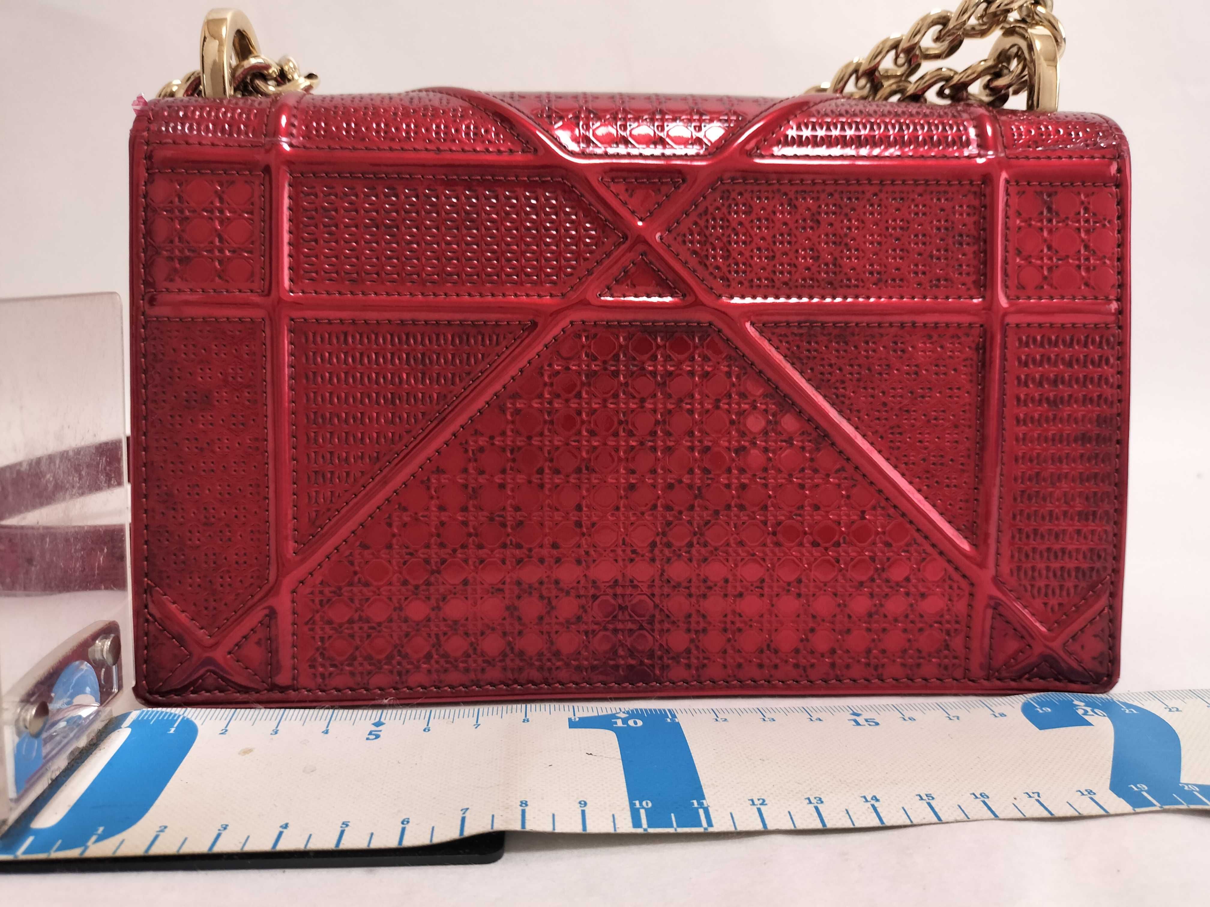SG-Christian Dioroma chain shoulder bag Red — view 2