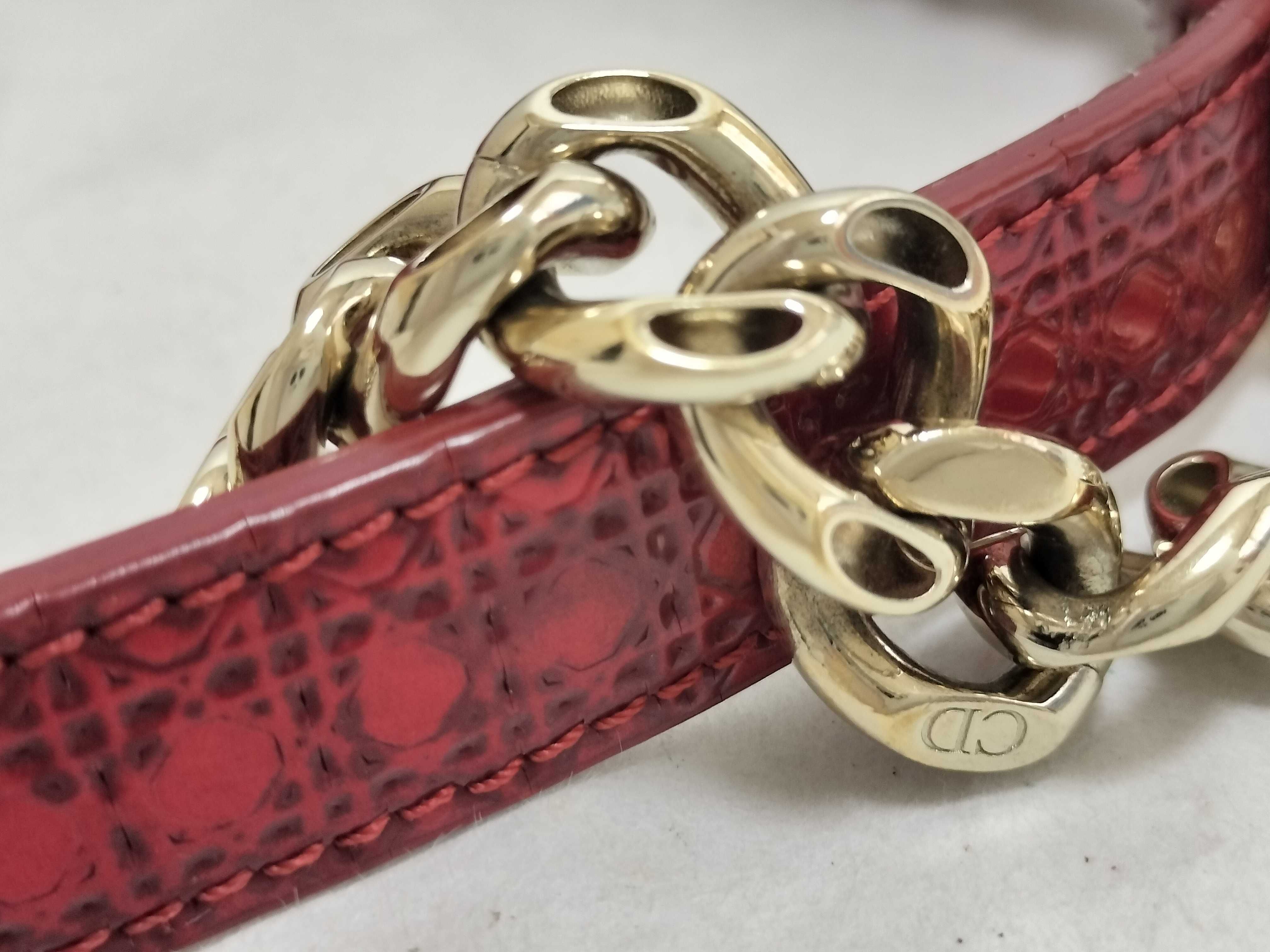 SG-Christian Dioroma chain shoulder bag Red — view 4