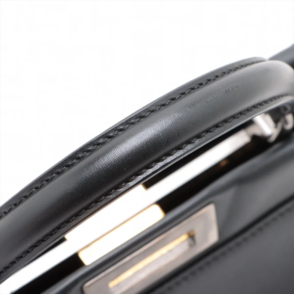 Peekaboo Regular Leather 2WAY Handbag Black 8BN226 — view 13