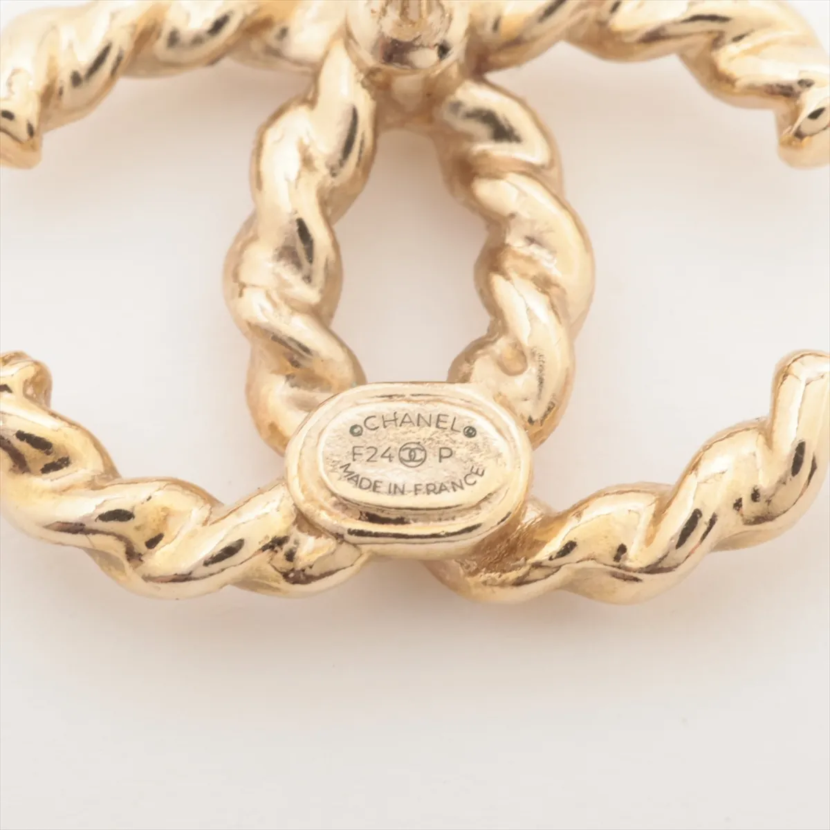 Coco Mark F24P Earrings (Pair) GP Gold. — view 5