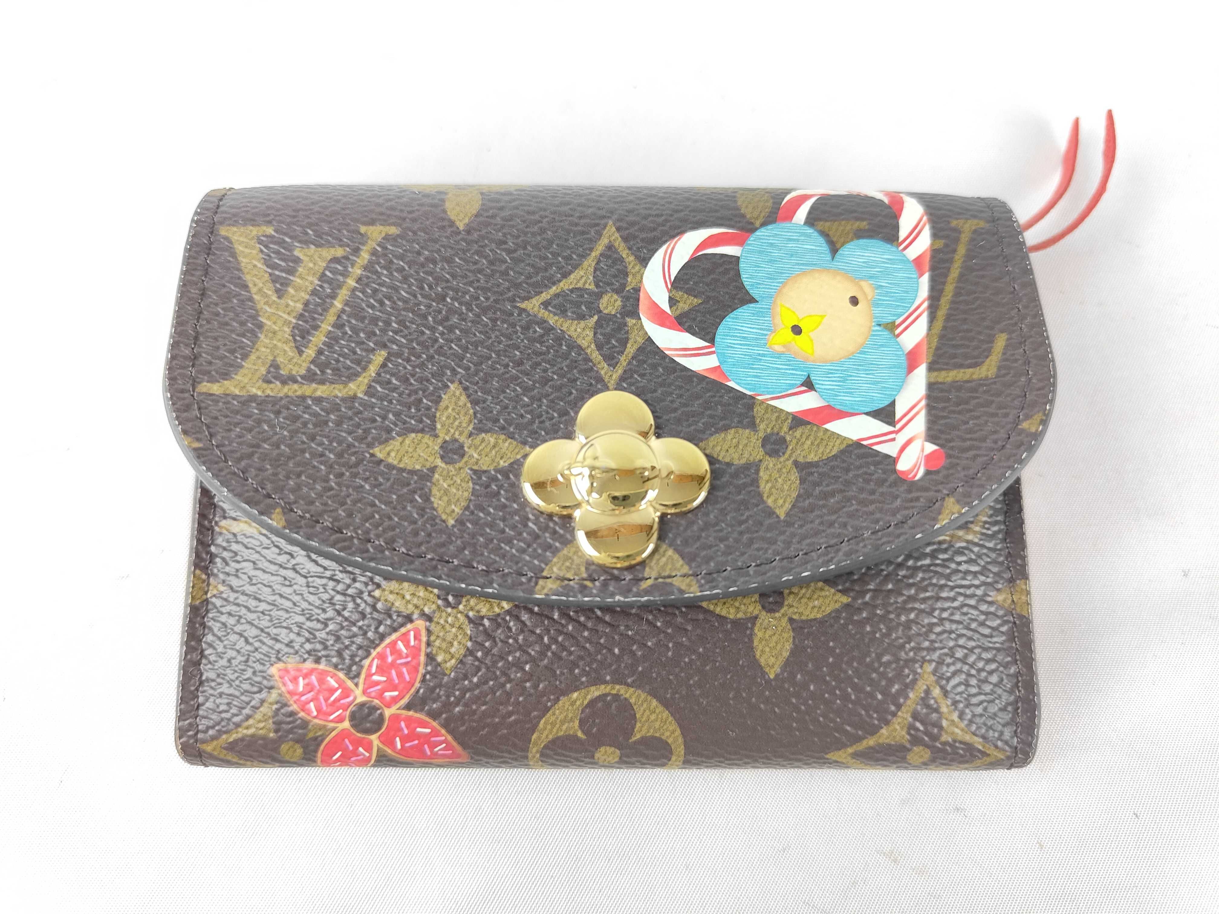 M12220 Wallet Portemonnaie Rosalie Vivienne Monogram Candy Factory Coin Case