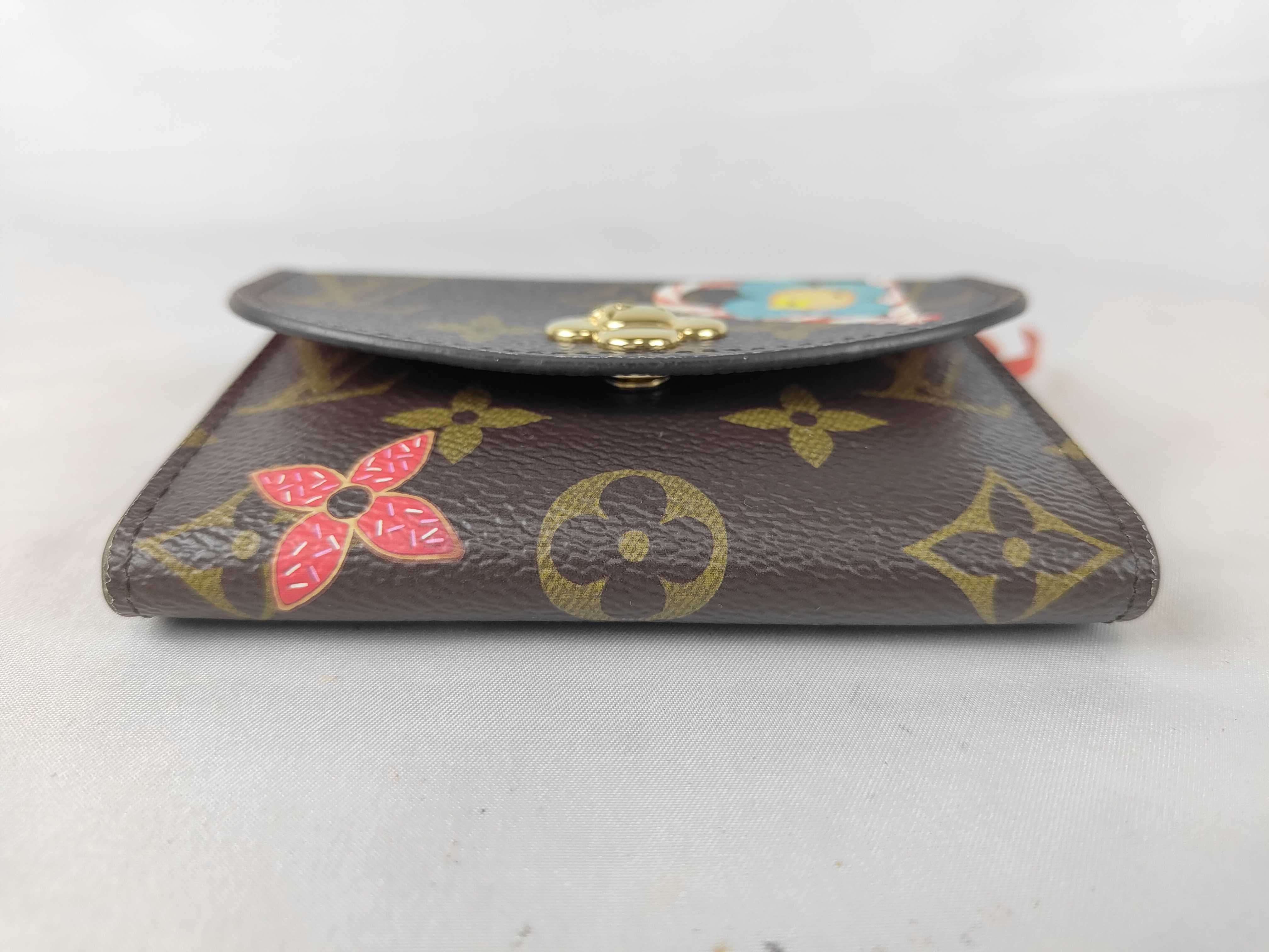 M12220 Wallet Portemonnaie Rosalie Vivienne Monogram Candy Factory Coin Case — view 6