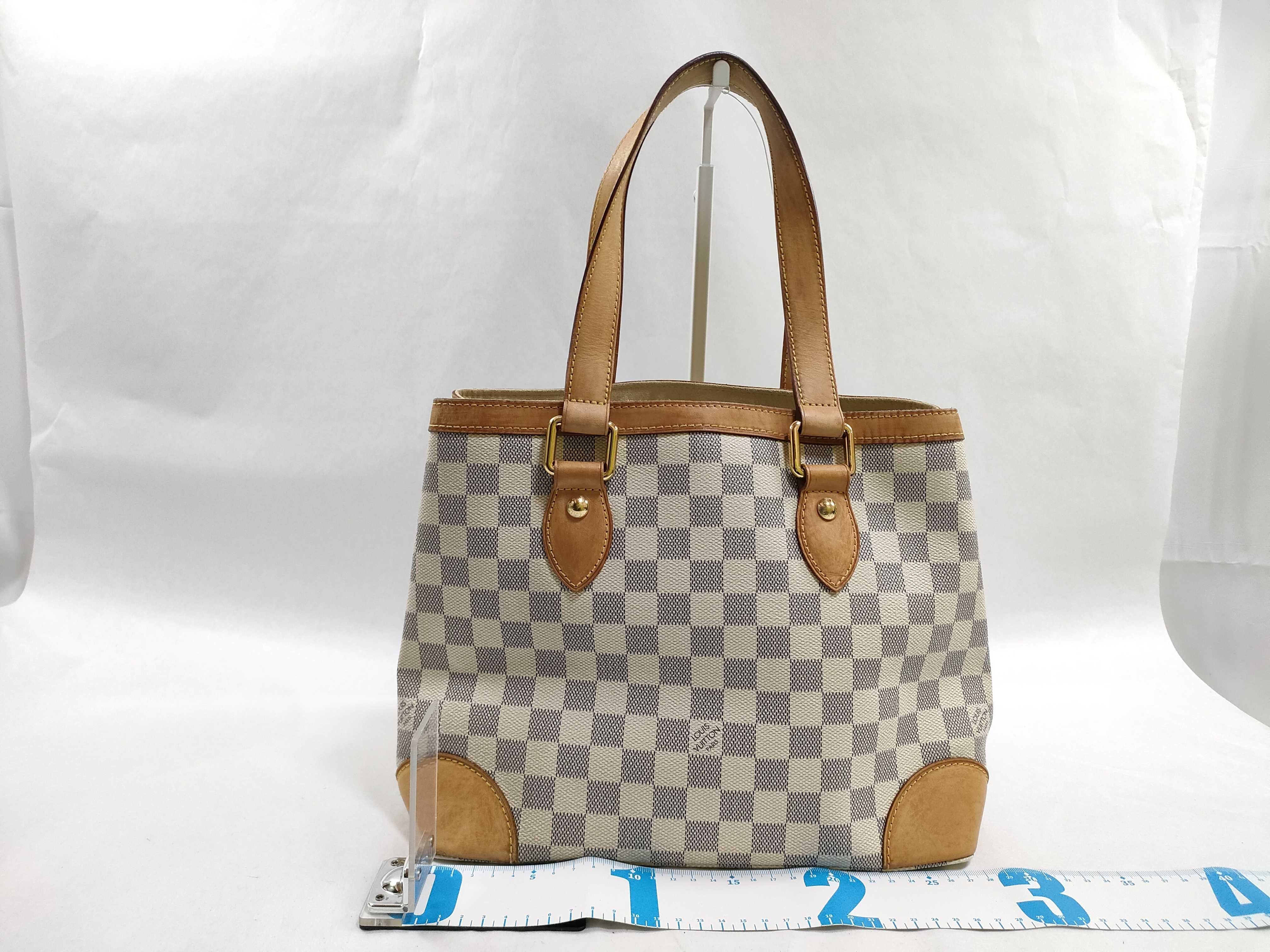 Damier Azur Damier White Tote Bag — view 2