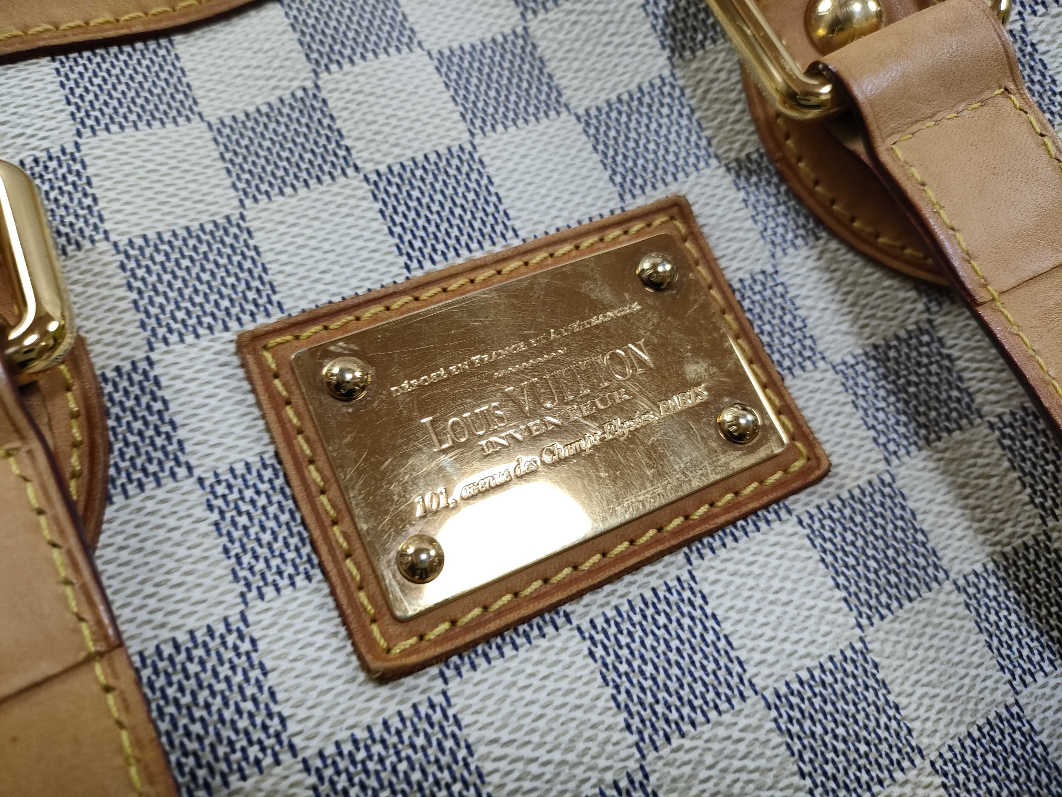 Damier Azur Damier White Tote Bag — view 12