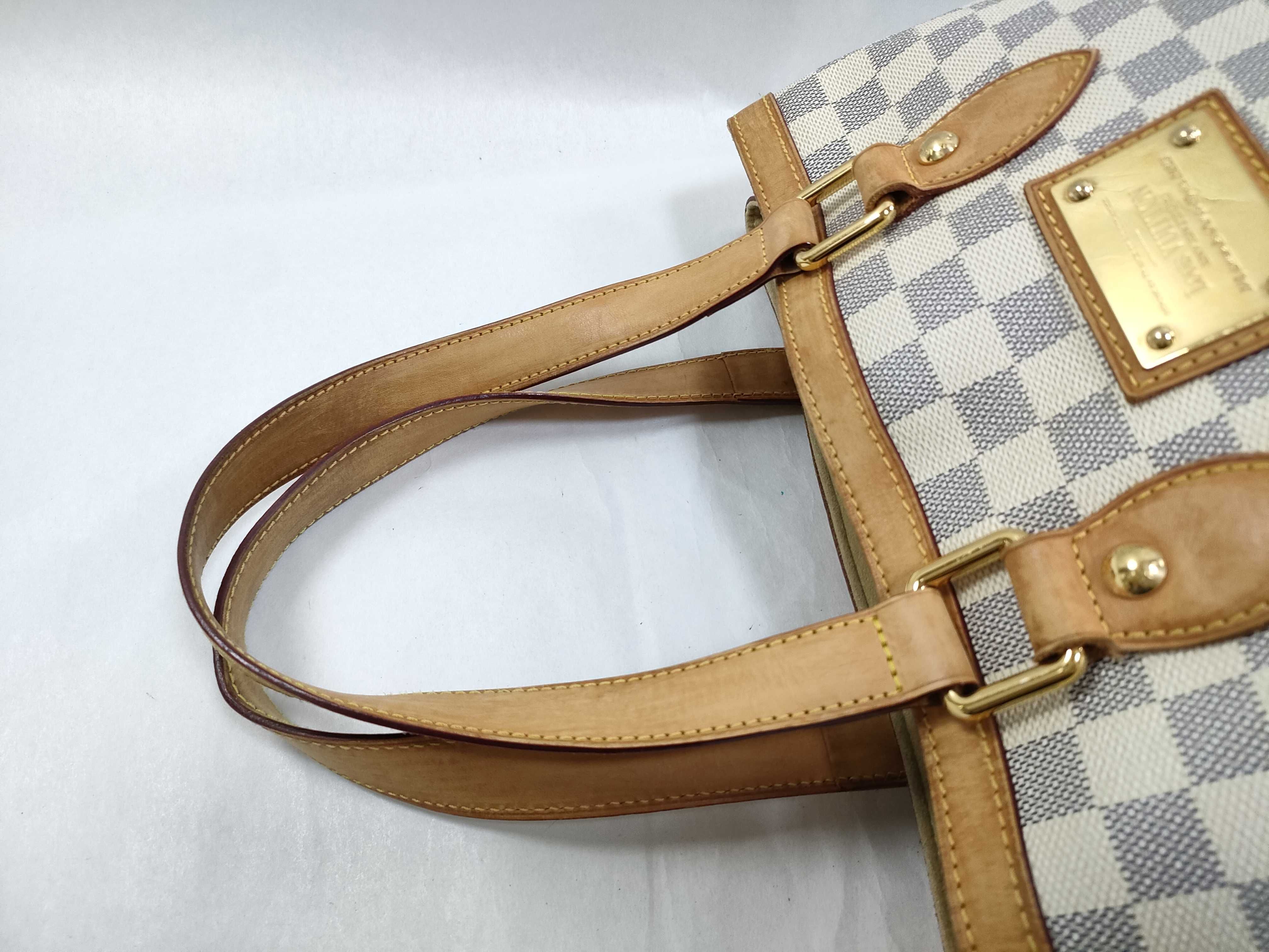 Damier Azur Damier White Tote Bag — view 3
