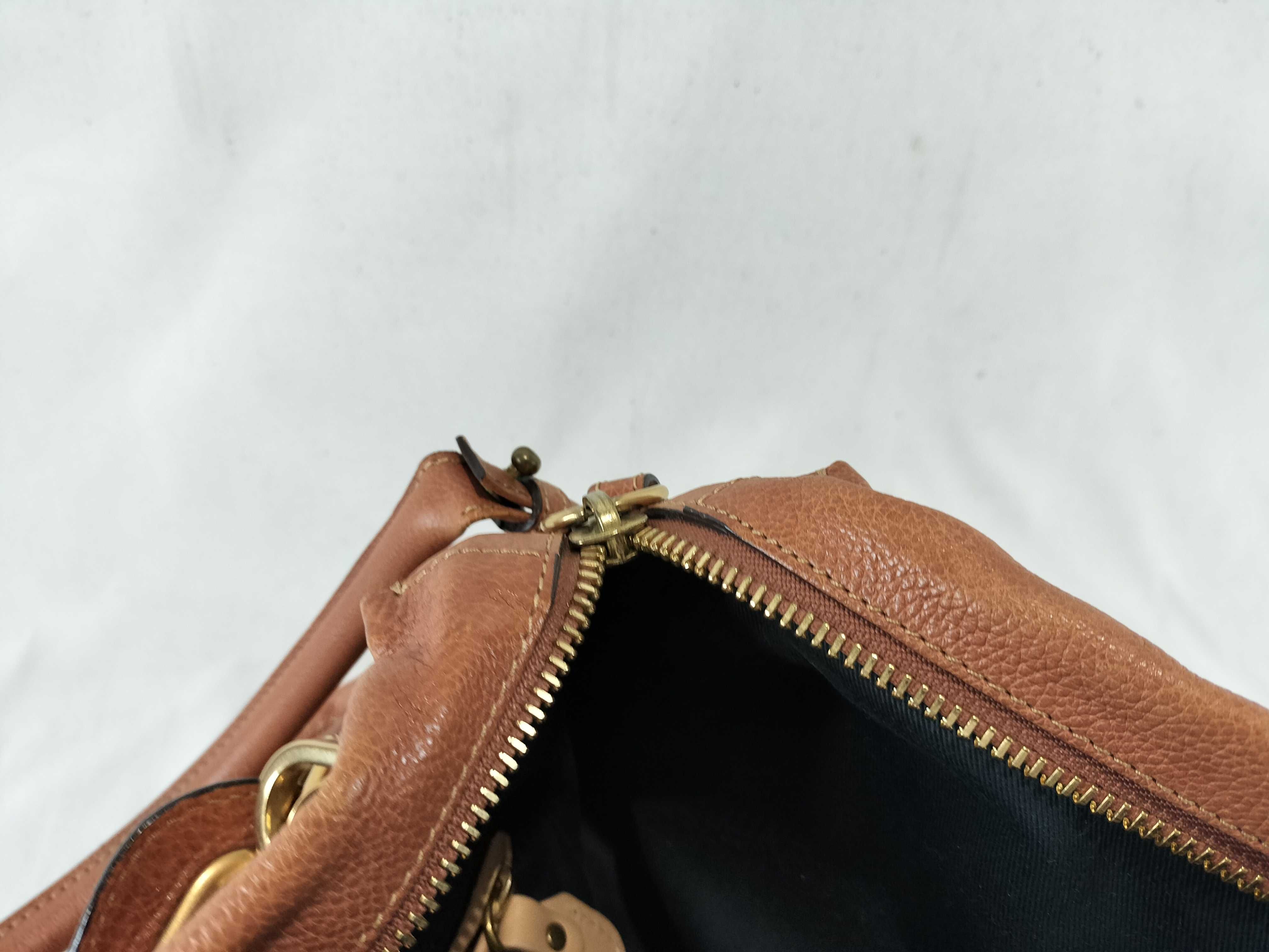 2-way brown shoulder bag — view 13