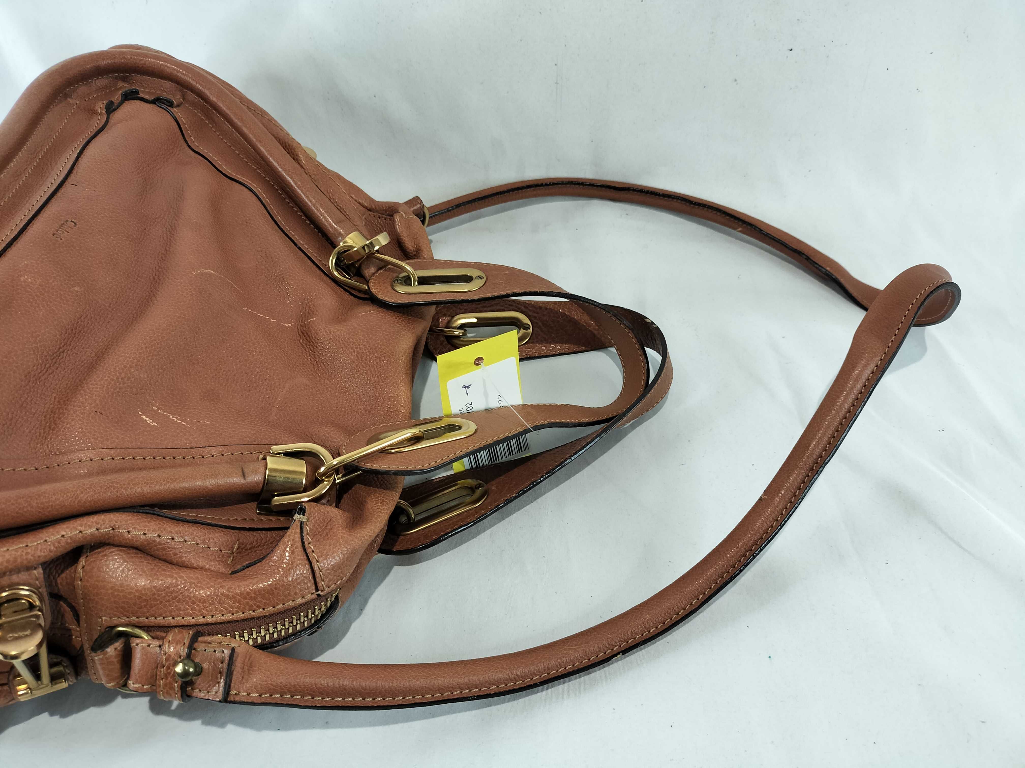 2-way brown shoulder bag — view 4