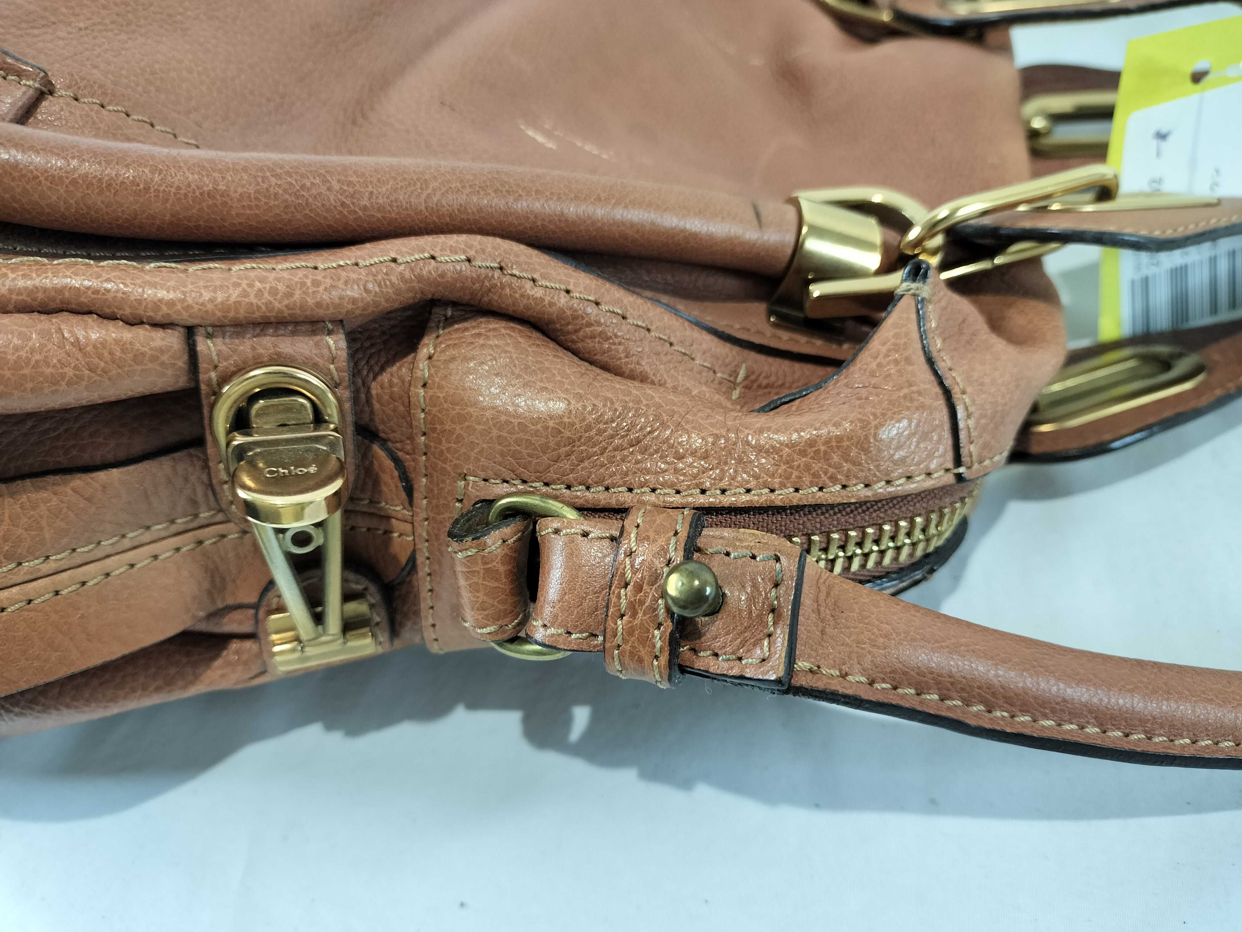 2-way brown shoulder bag — view 6