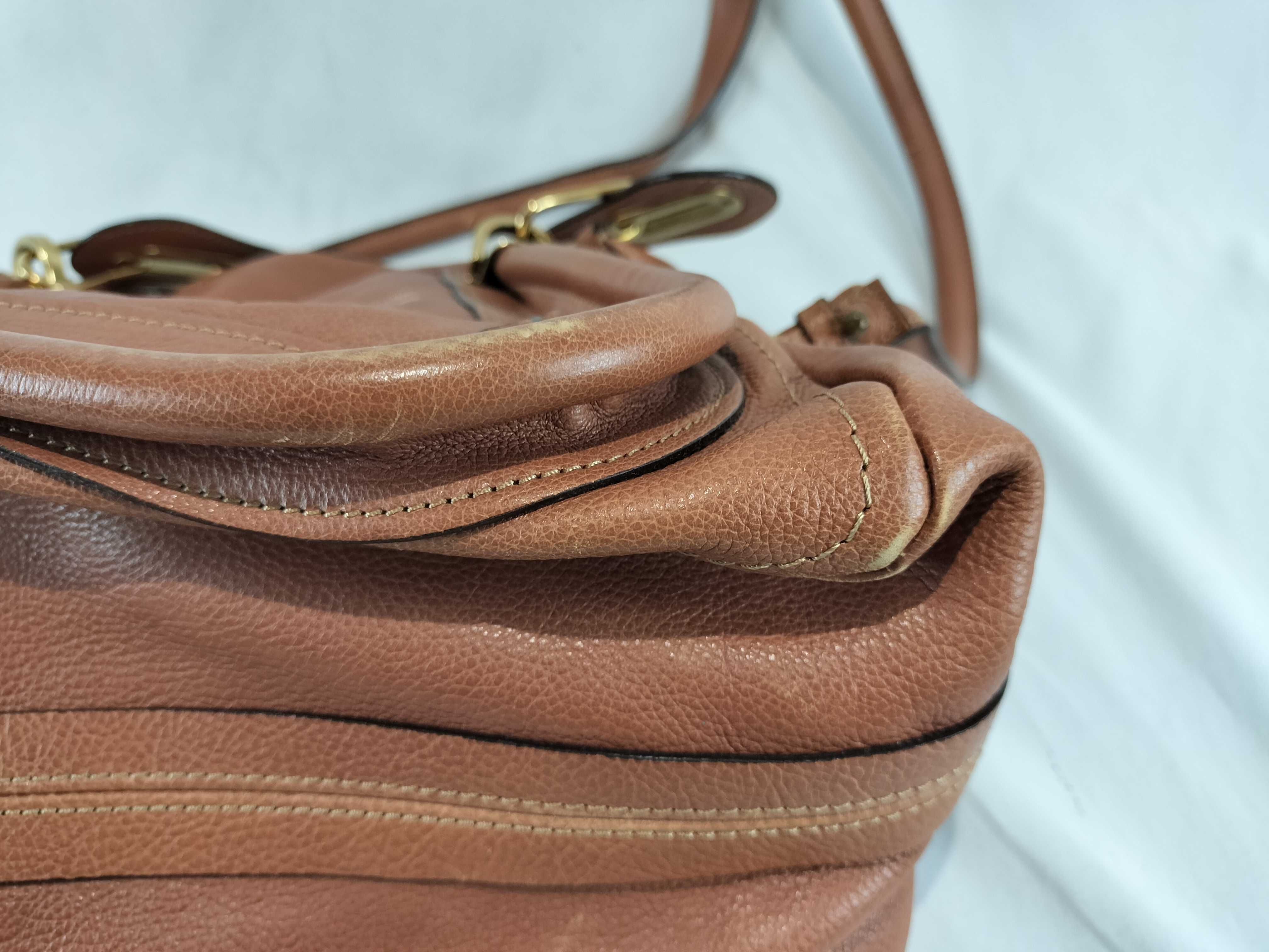 2-way brown shoulder bag — view 7