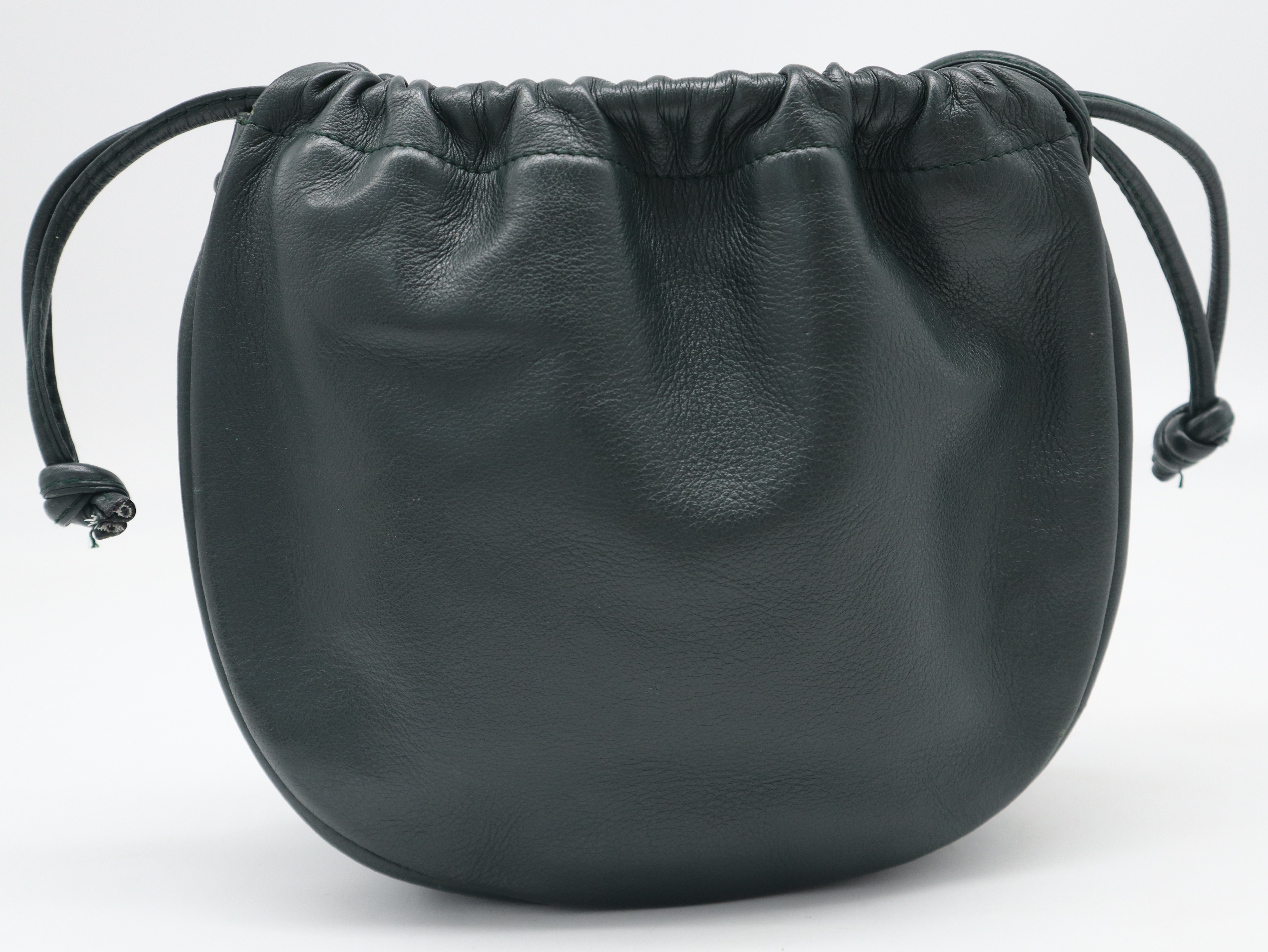 Leather Shoulder Bag, Green Shoulder Bag — view 2