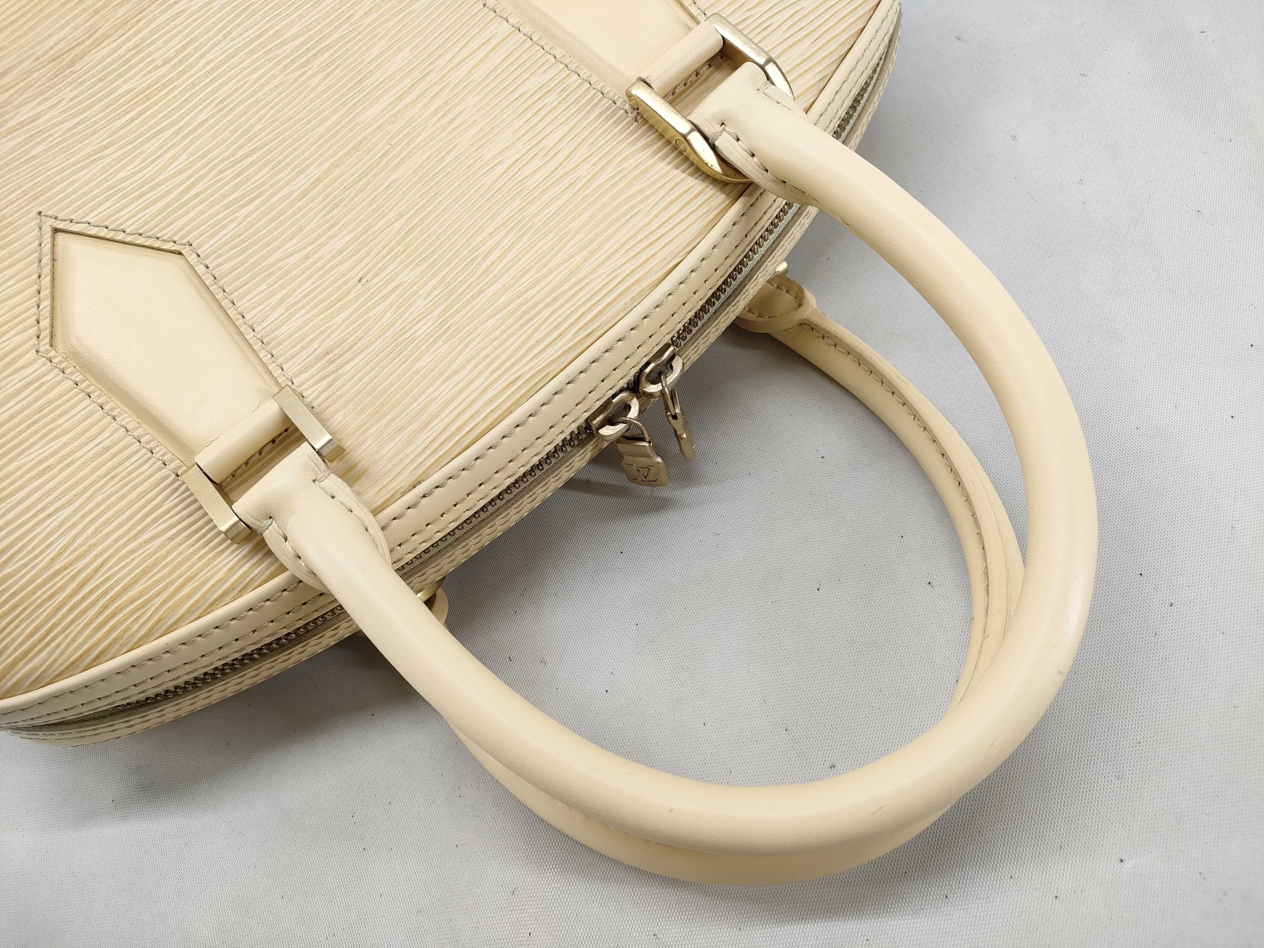 Epi Leather Jasmine Handbag Mini Boston Yellow Beige Matte Gold M5208A TH1010 Handbag — view 4