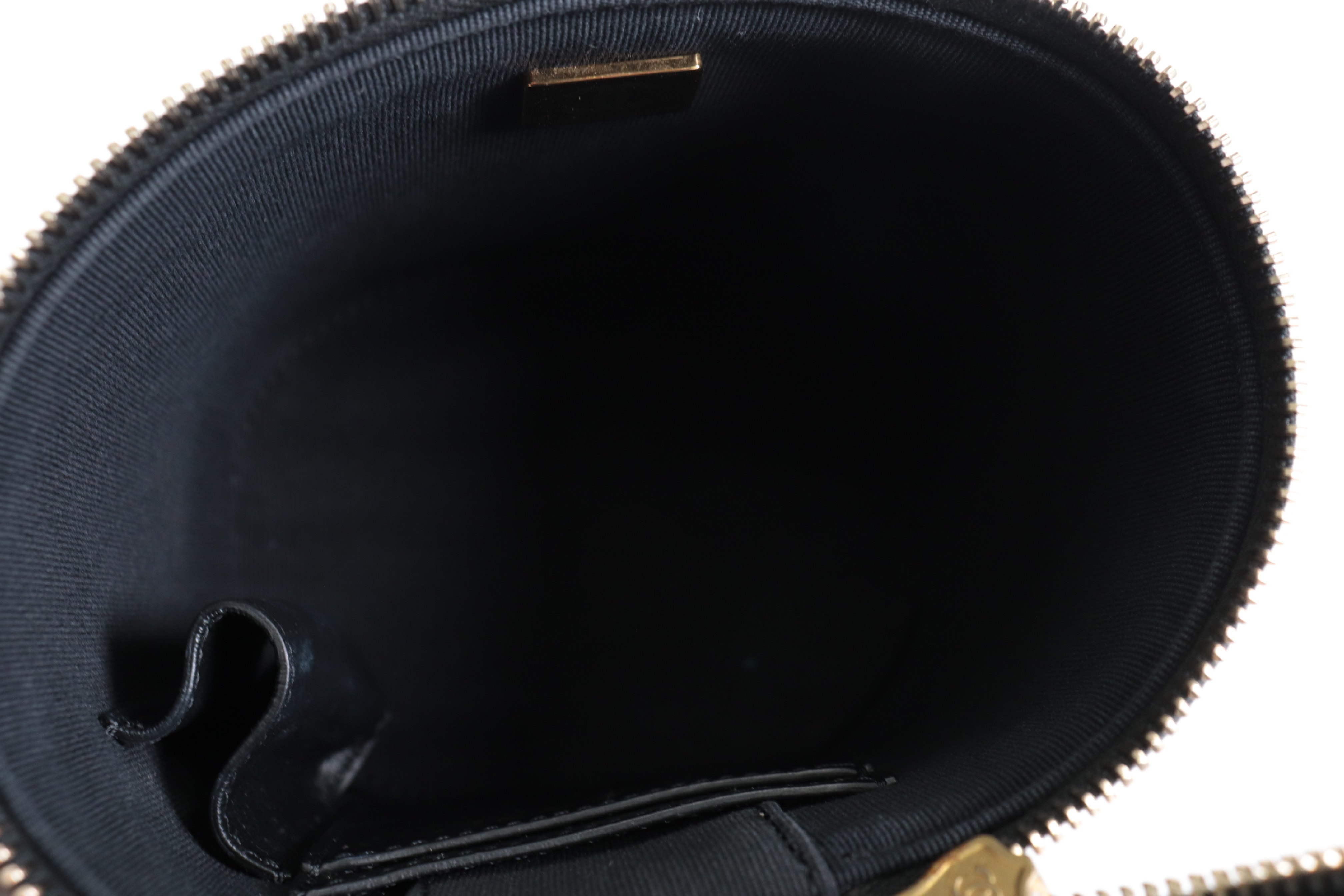 Lambskin Coco Charm Combination Chain Vanity Seal Plate Shoulder Bag — view 9