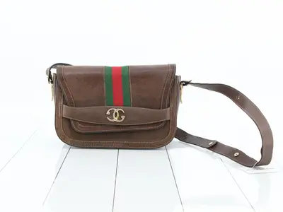 Sherry Line Interlocking Shoulder Bag - Old Gucci