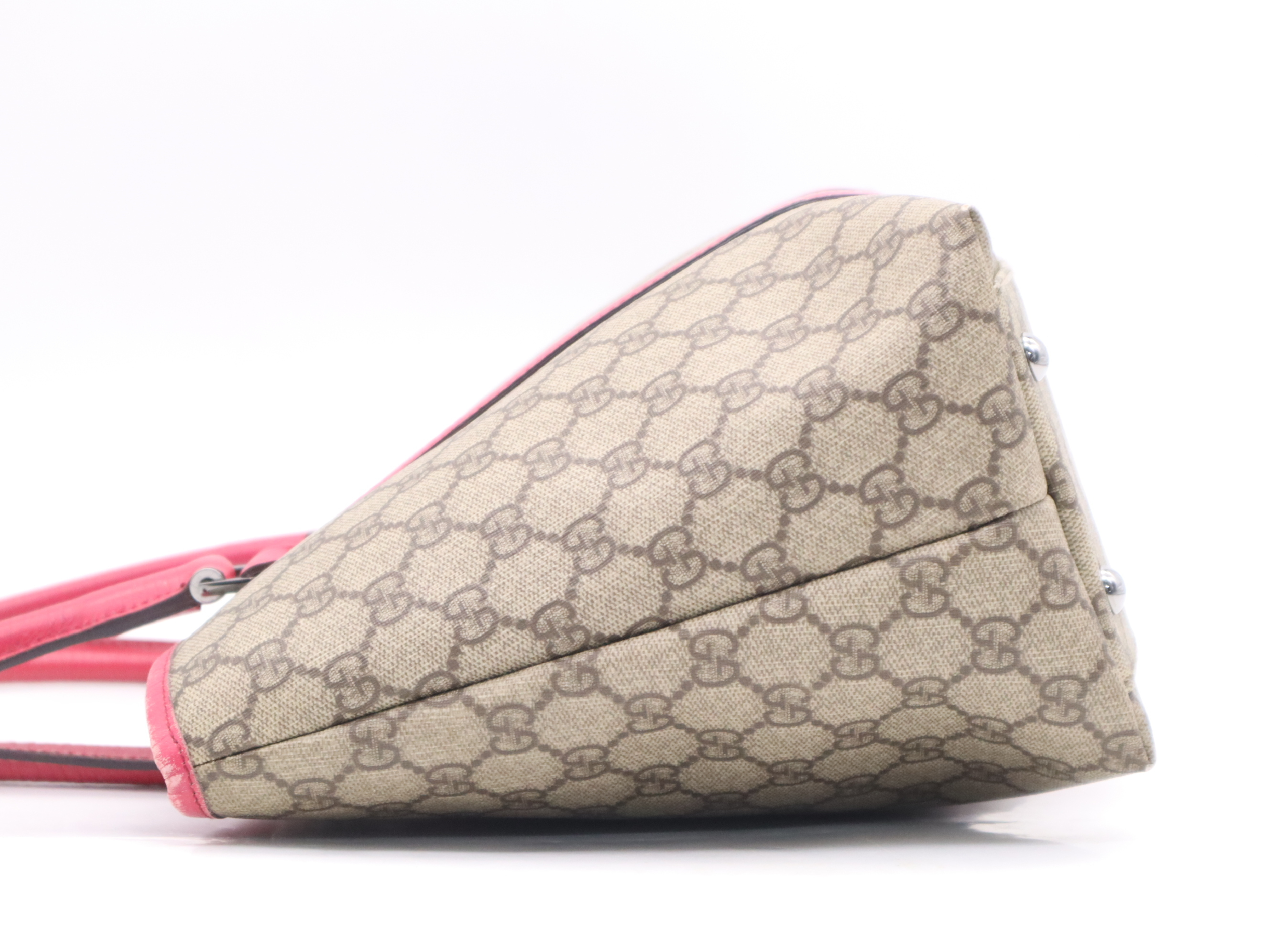 114595 GG Supreme Tote Bag Beige Pink Handbag — view 3