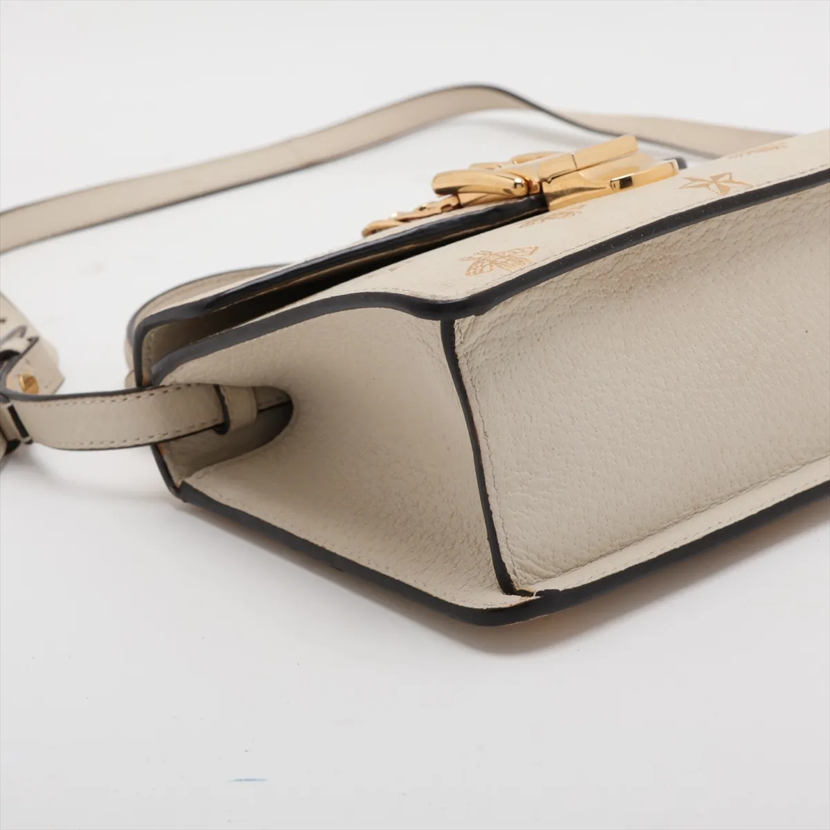 Sylvie 470270 Leather 2-Way Handbag Beige — view 4