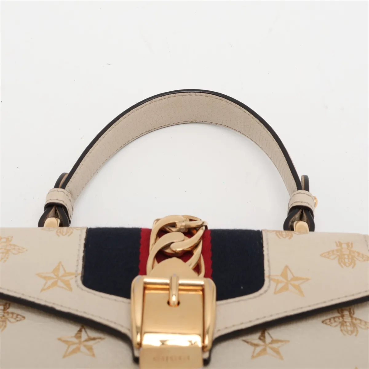 Sylvie 470270 Leather 2-Way Handbag Beige — view 6