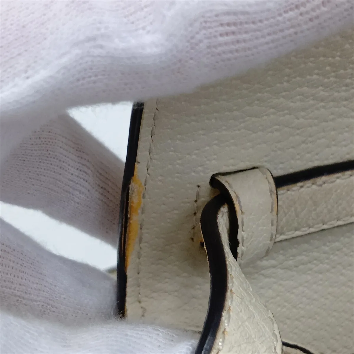 Sylvie 470270 Leather 2-Way Handbag Beige — view 10