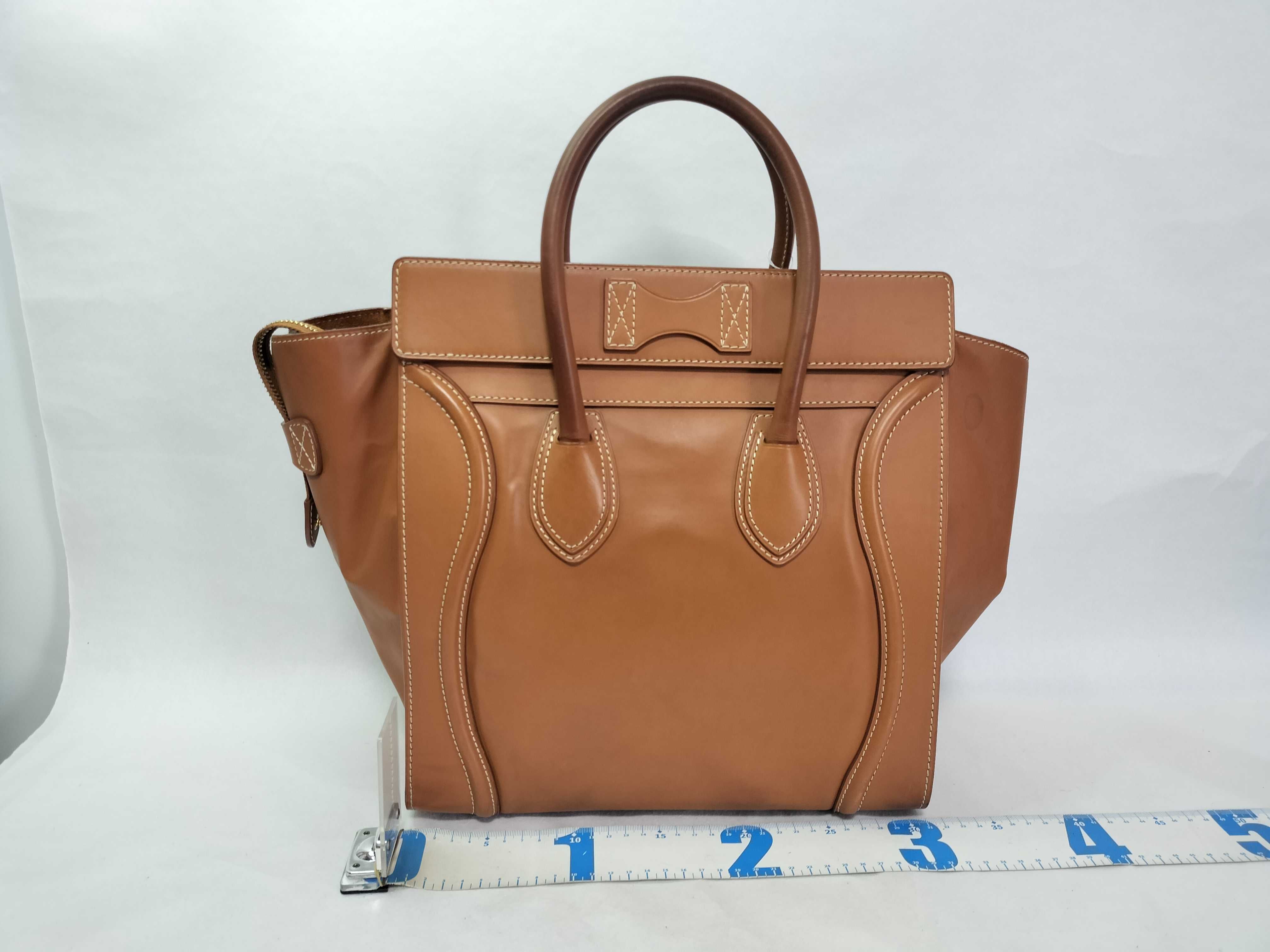 Luggage Handbag, Camel — view 2