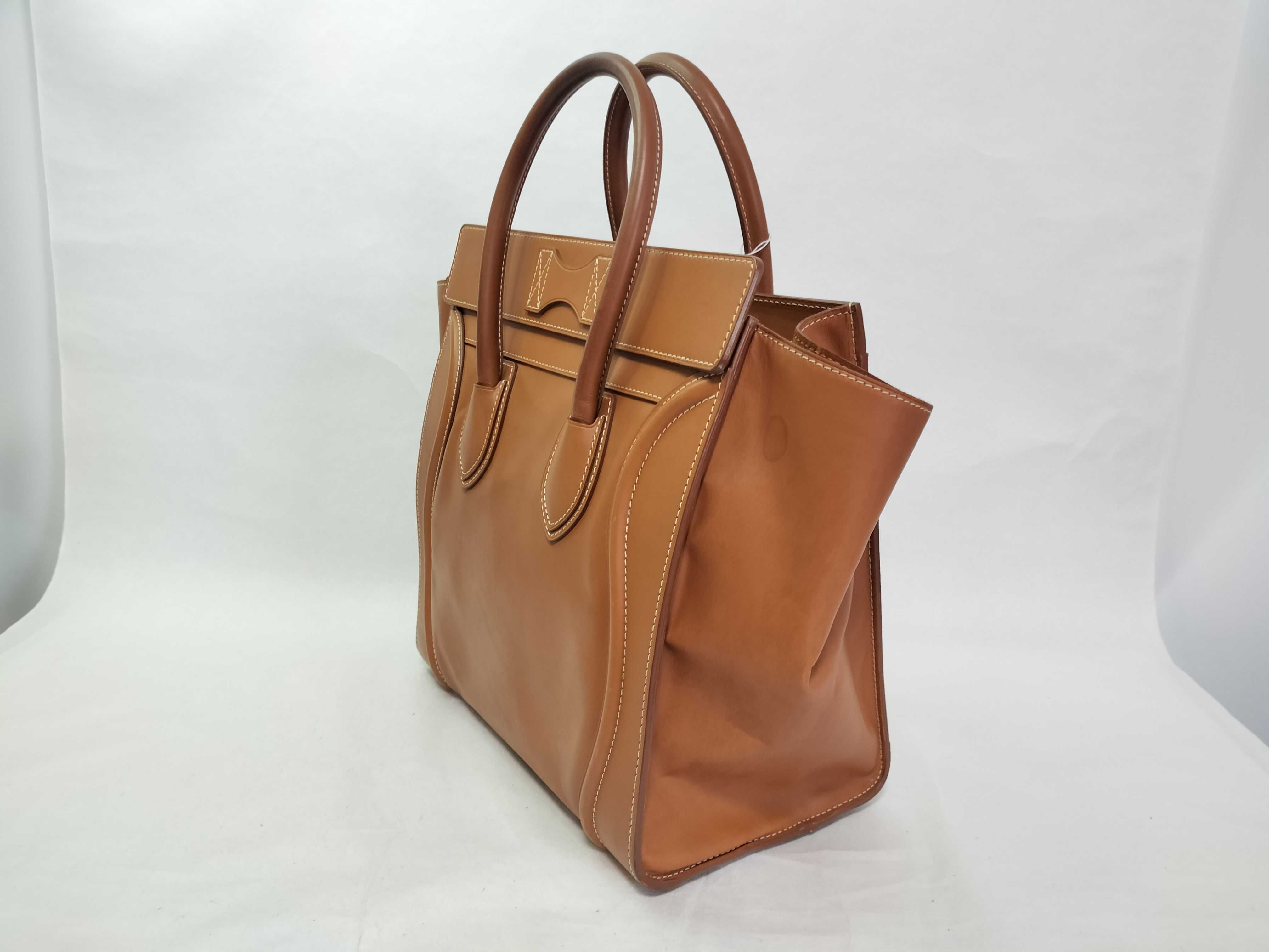 Luggage Handbag, Camel — view 3
