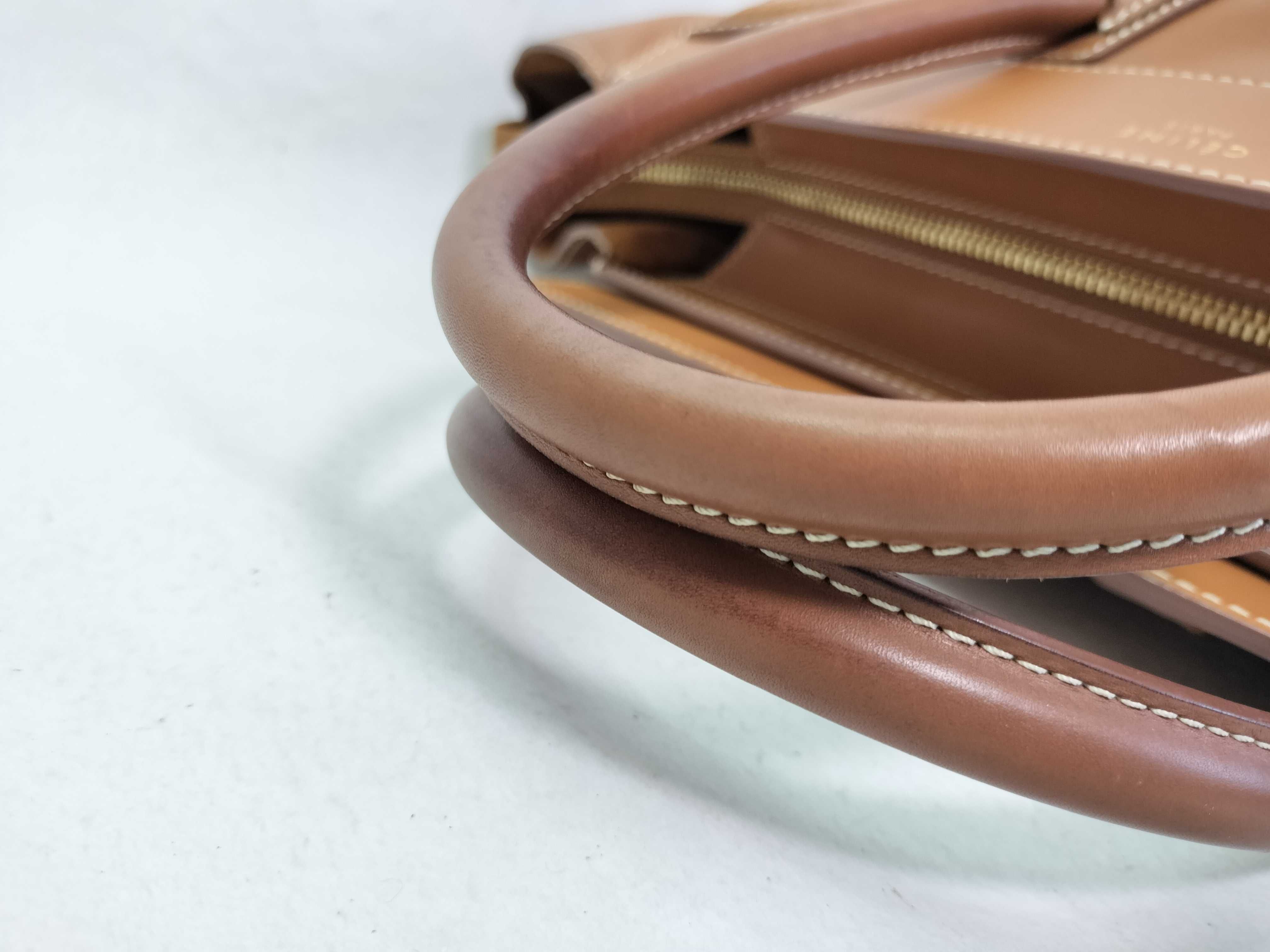 Luggage Handbag, Camel — view 7