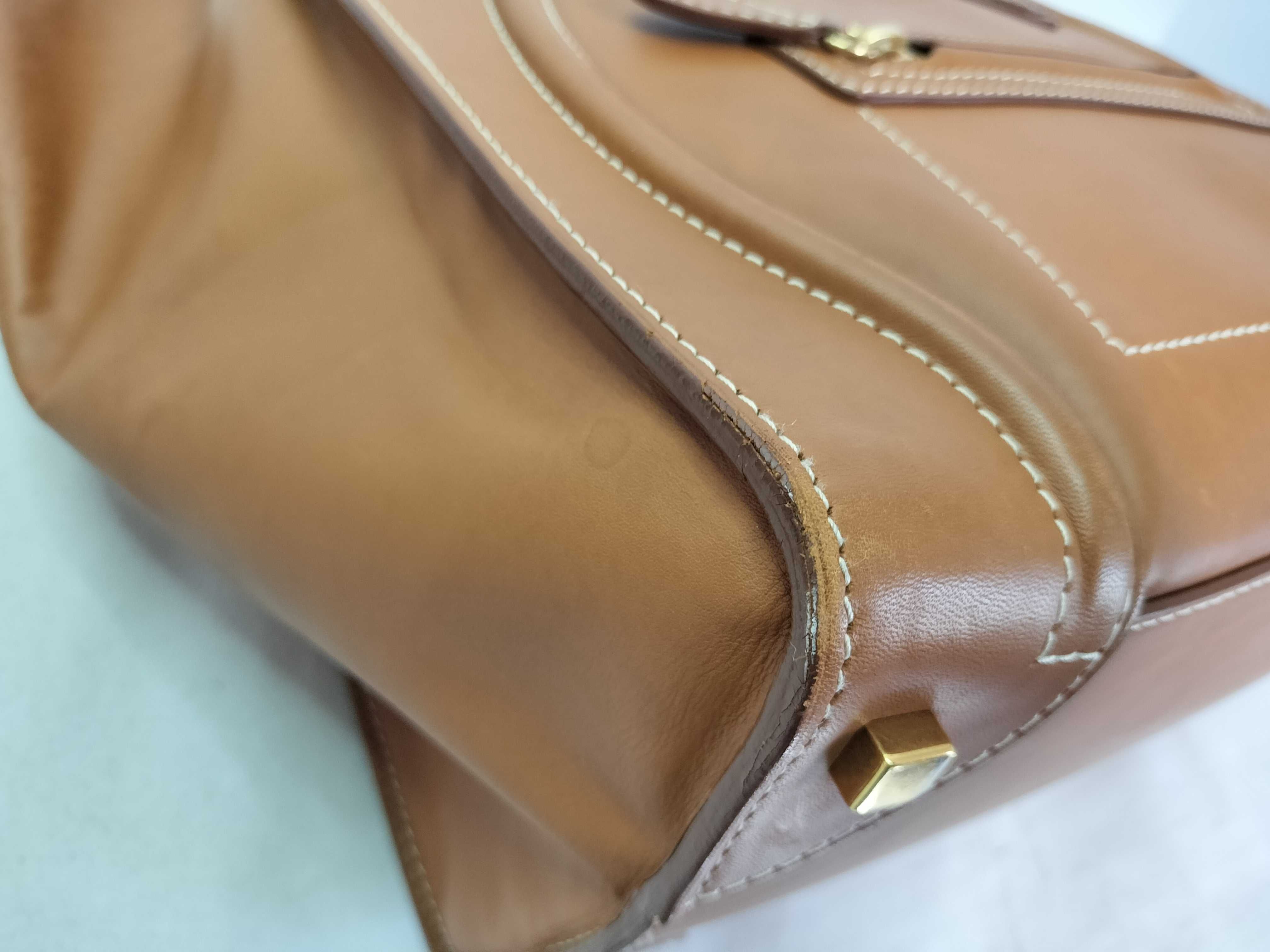 Luggage Handbag, Camel — view 10