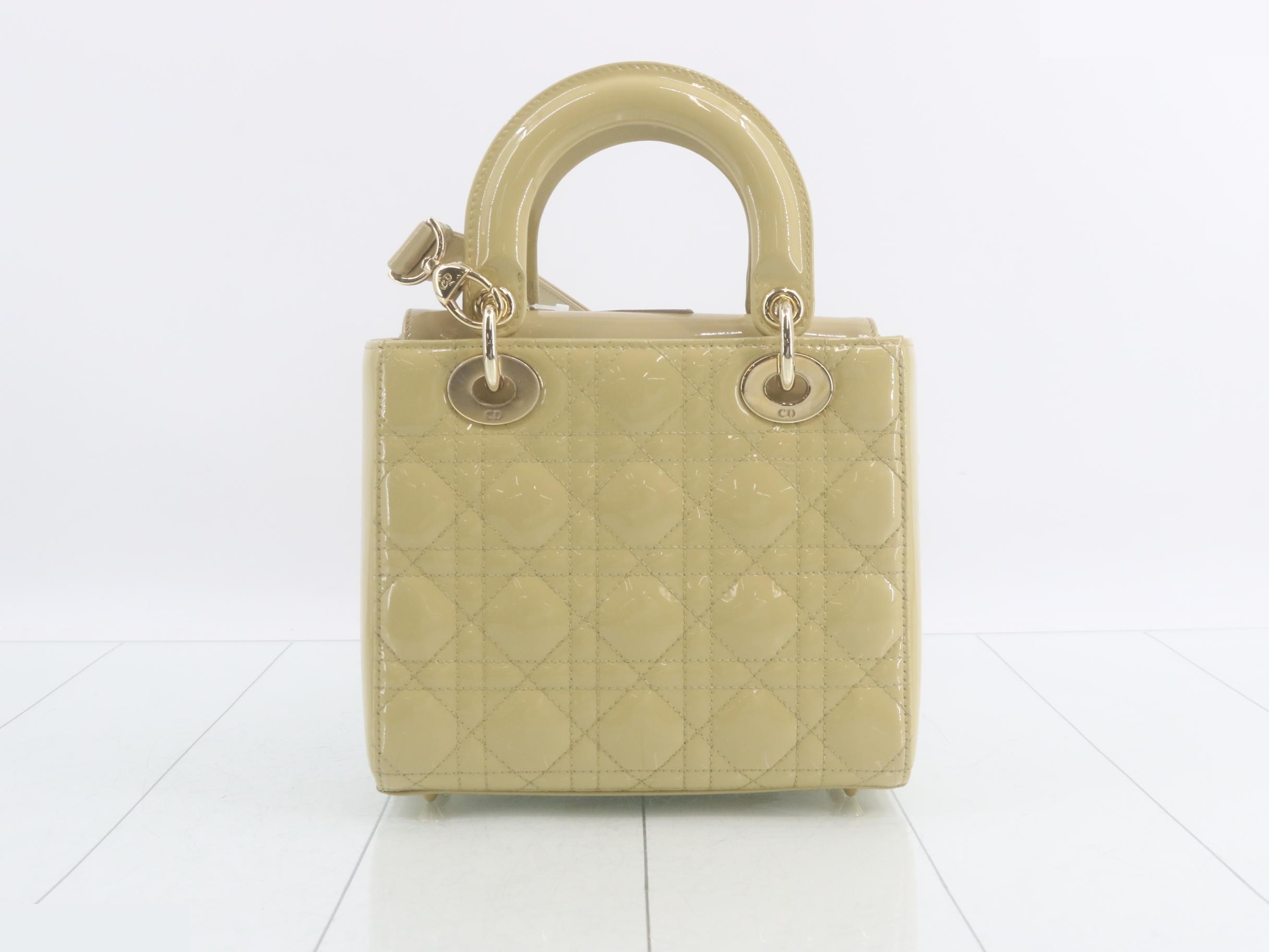 Lady Dior Cannage Enamel 2-Way Shoulder/Handbag — view 2