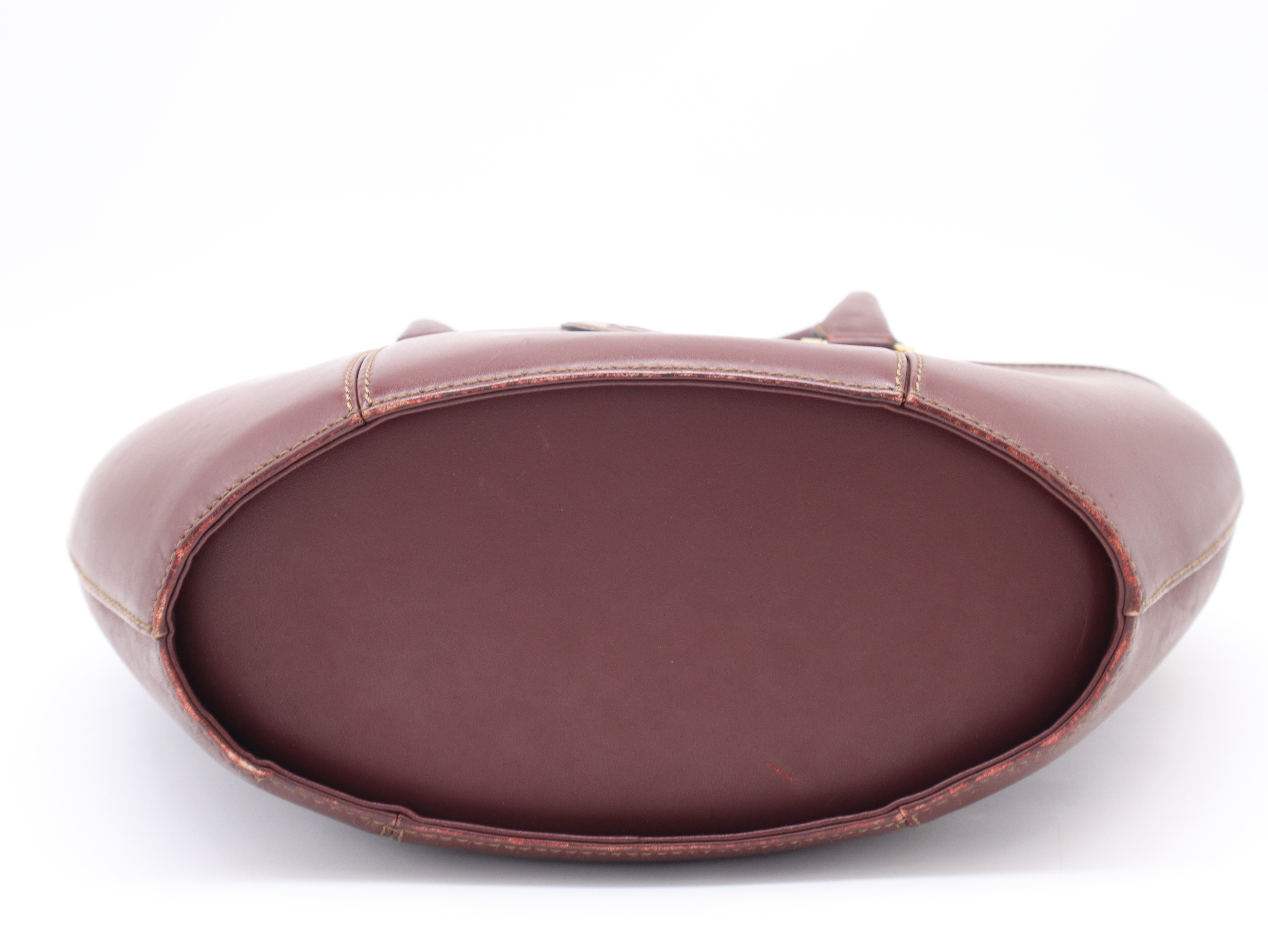 Must Line Tote Bag, Leather, Bordeaux Tote Bag — view 4