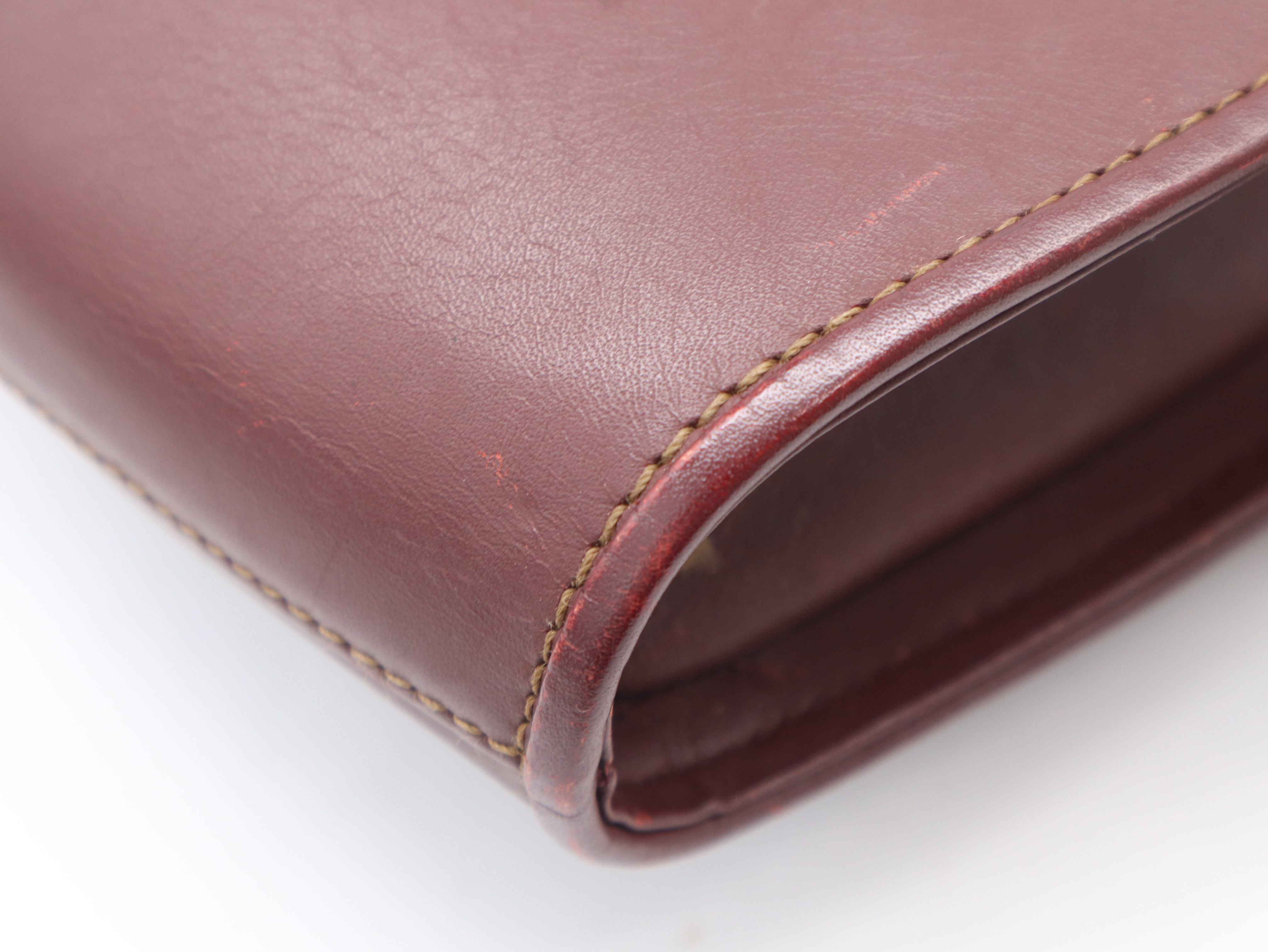 Must Line Tote Bag, Leather, Bordeaux Tote Bag — view 7