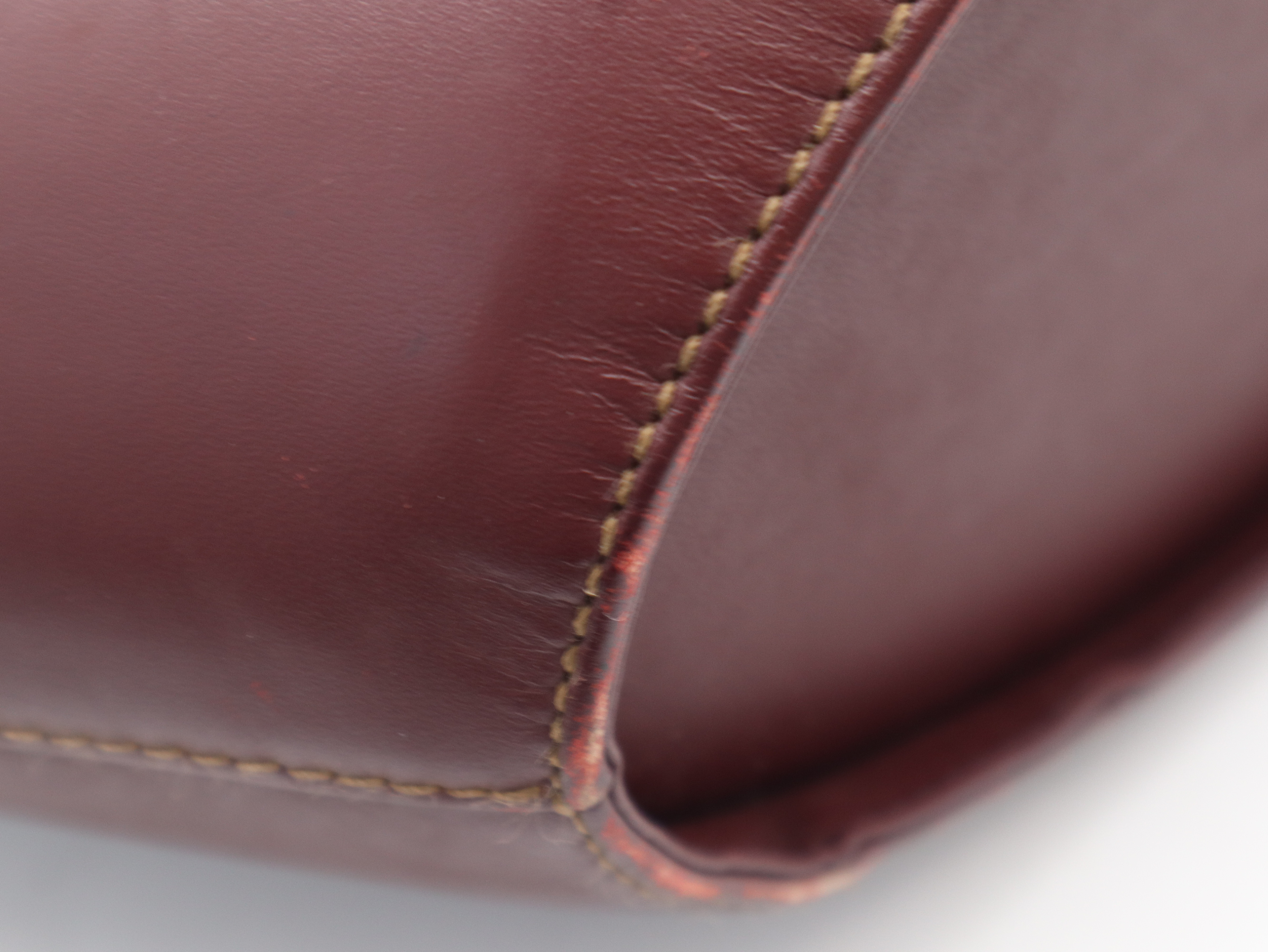 Must Line Tote Bag, Leather, Bordeaux Tote Bag — view 9
