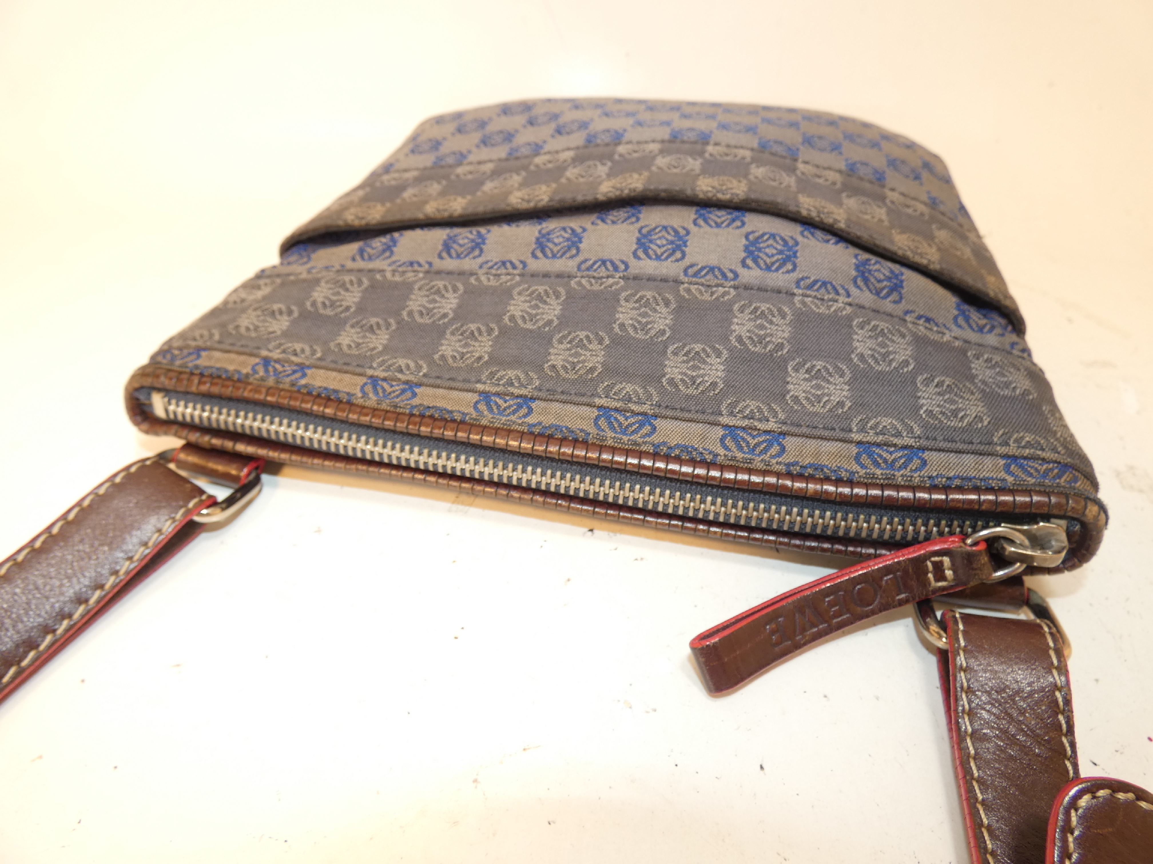 Anagram Canvas Shoulder Bag — view 3