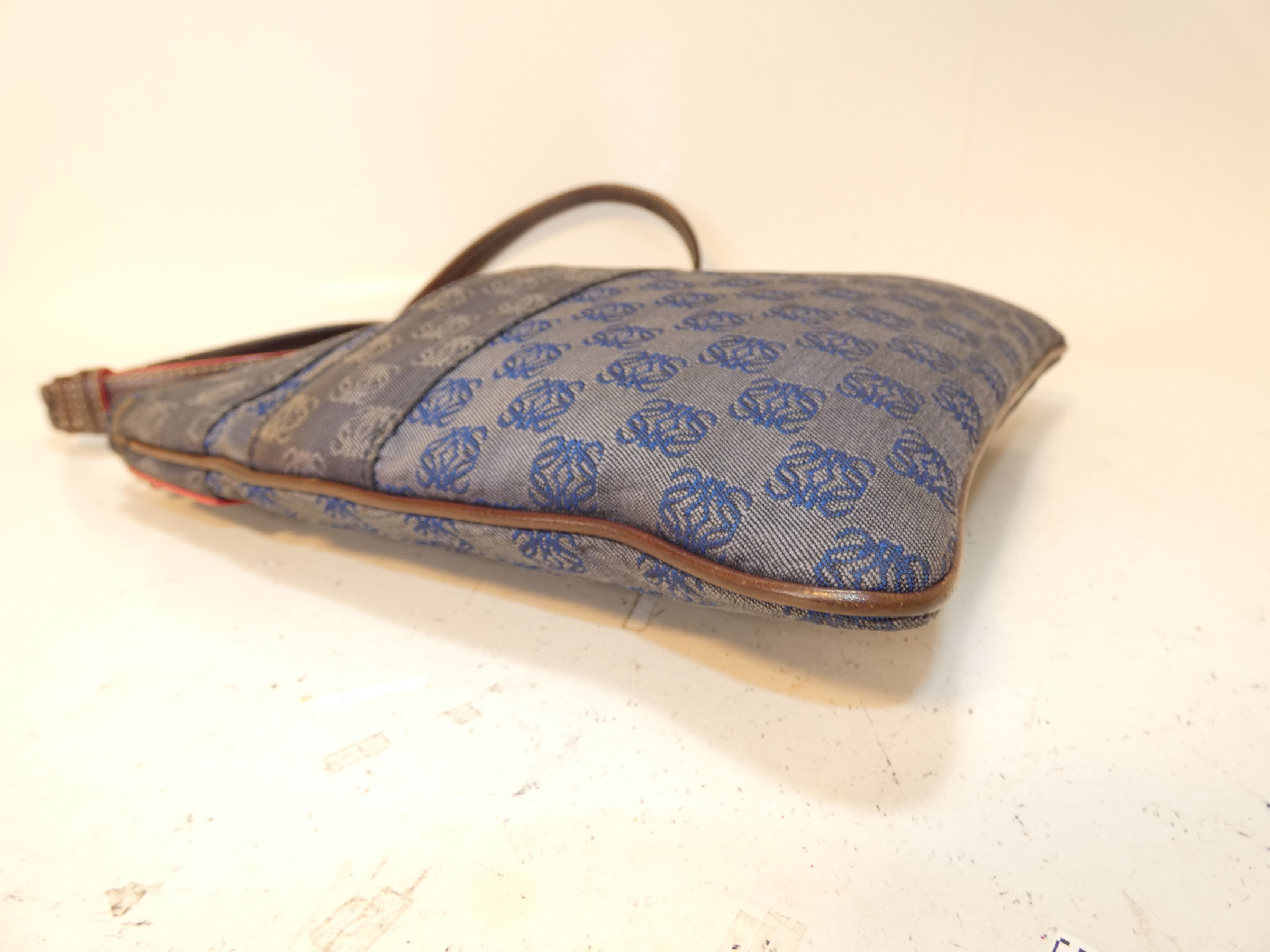 Anagram Canvas Shoulder Bag — view 6